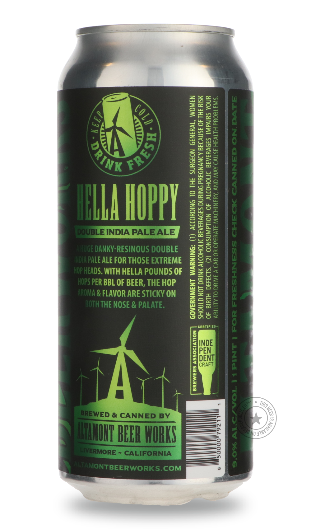 -Altamont- Hella Hoppy-IPA- Only @ Beer Republic - The best online beer store for American & Canadian craft beer - Buy beer online from the USA and Canada - Bier online kopen - Amerikaans bier kopen - Craft beer store - Craft beer kopen - Amerikanisch bier kaufen - Bier online kaufen - Acheter biere online - IPA - Stout - Porter - New England IPA - Hazy IPA - Imperial Stout - Barrel Aged - Barrel Aged Imperial Stout - Brown - Dark beer - Blond - Blonde - Pilsner - Lager - Wheat - Weizen - Amber - Barley Win