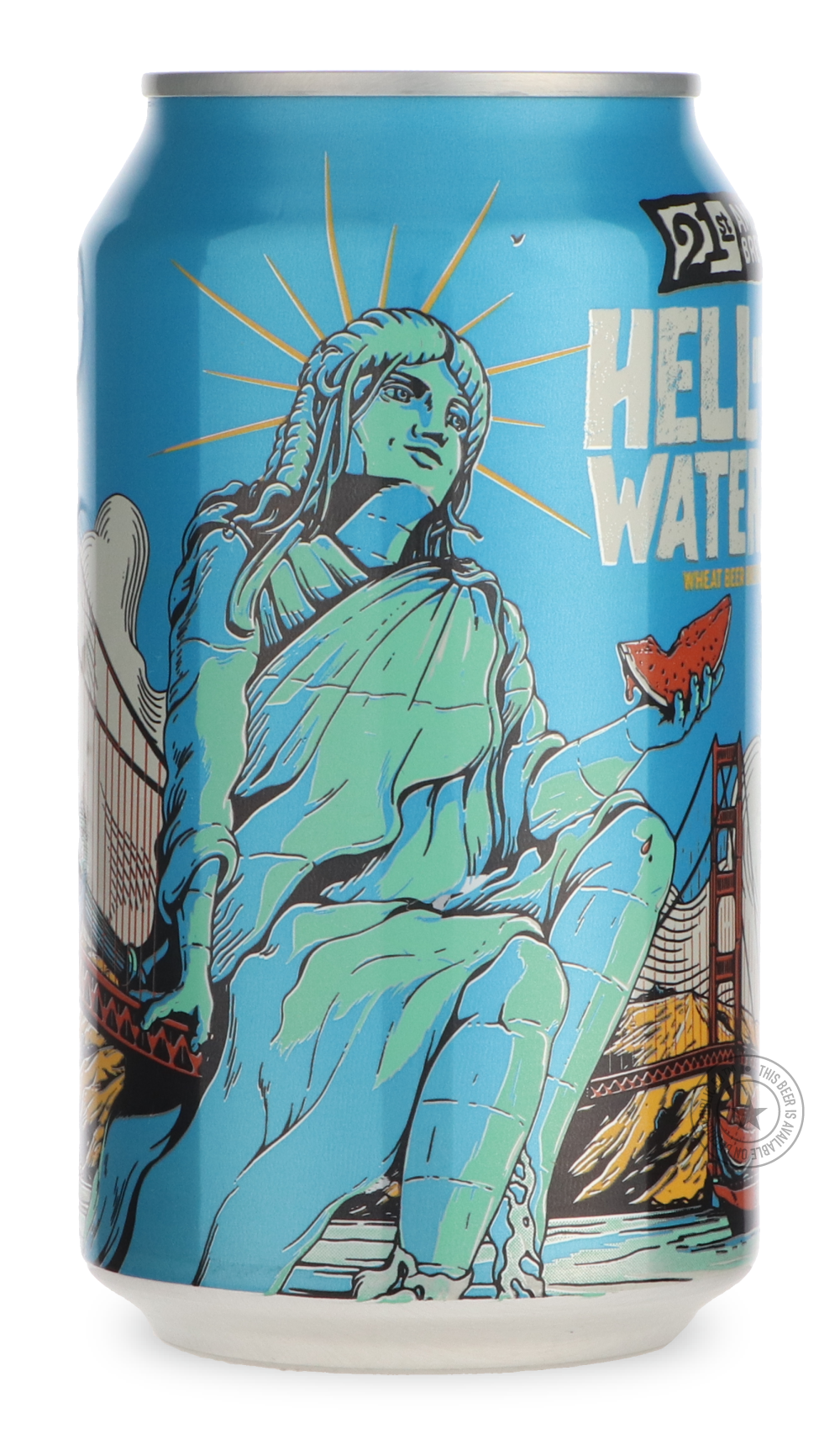 -21st Amendment- Hell or High: Watermelon-Pale- Only @ Beer Republic - The best online beer store for American & Canadian craft beer - Buy beer online from the USA and Canada - Bier online kopen - Amerikaans bier kopen - Craft beer store - Craft beer kopen - Amerikanisch bier kaufen - Bier online kaufen - Acheter biere online - IPA - Stout - Porter - New England IPA - Hazy IPA - Imperial Stout - Barrel Aged - Barrel Aged Imperial Stout - Brown - Dark beer - Blond - Blonde - Pilsner - Lager - Wheat - Weizen 