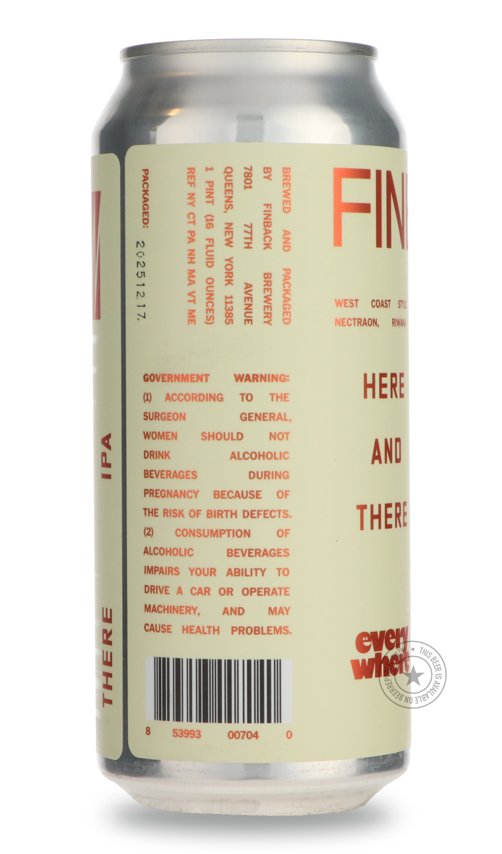 Finback- Here And There / everywhere-IPA- Only @ Beer Republic - The best online beer store for American & Canadian craft beer - Buy beer online from the USA and Canada - Bier online kopen - Amerikaans bier kopen - Craft beer store - Craft beer kopen - Amerikanisch bier kaufen - Bier online kaufen - Acheter biere online - IPA - Stout - Porter - New England IPA - Hazy IPA - Imperial Stout - Barrel Aged - Barrel Aged Imperial Stout - Brown - Dark beer - Blond - Blonde - Pilsner - Lager - Wheat - Weizen - Ambe