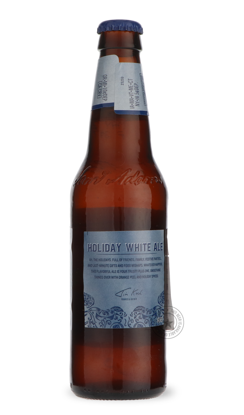 -Samuel Adams- Holiday White Ale-Pale- Only @ Beer Republic - The best online beer store for American & Canadian craft beer - Buy beer online from the USA and Canada - Bier online kopen - Amerikaans bier kopen - Craft beer store - Craft beer kopen - Amerikanisch bier kaufen - Bier online kaufen - Acheter biere online - IPA - Stout - Porter - New England IPA - Hazy IPA - Imperial Stout - Barrel Aged - Barrel Aged Imperial Stout - Brown - Dark beer - Blond - Blonde - Pilsner - Lager - Wheat - Weizen - Amber -