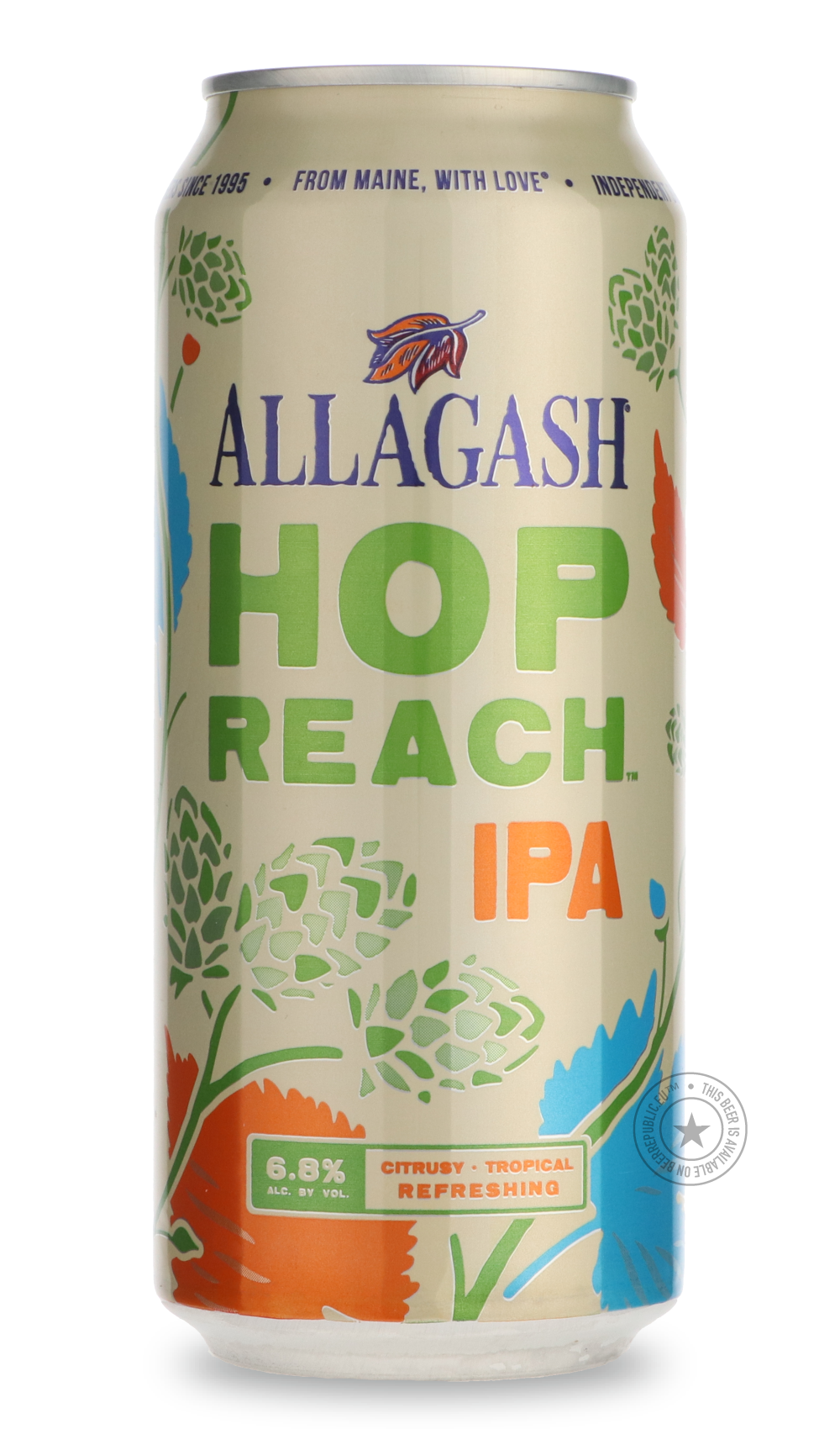 -Allagash- Hop Reach [473ml can]-IPA- Only @ Beer Republic - The best online beer store for American & Canadian craft beer - Buy beer online from the USA and Canada - Bier online kopen - Amerikaans bier kopen - Craft beer store - Craft beer kopen - Amerikanisch bier kaufen - Bier online kaufen - Acheter biere online - IPA - Stout - Porter - New England IPA - Hazy IPA - Imperial Stout - Barrel Aged - Barrel Aged Imperial Stout - Brown - Dark beer - Blond - Blonde - Pilsner - Lager - Wheat - Weizen - Amber - 
