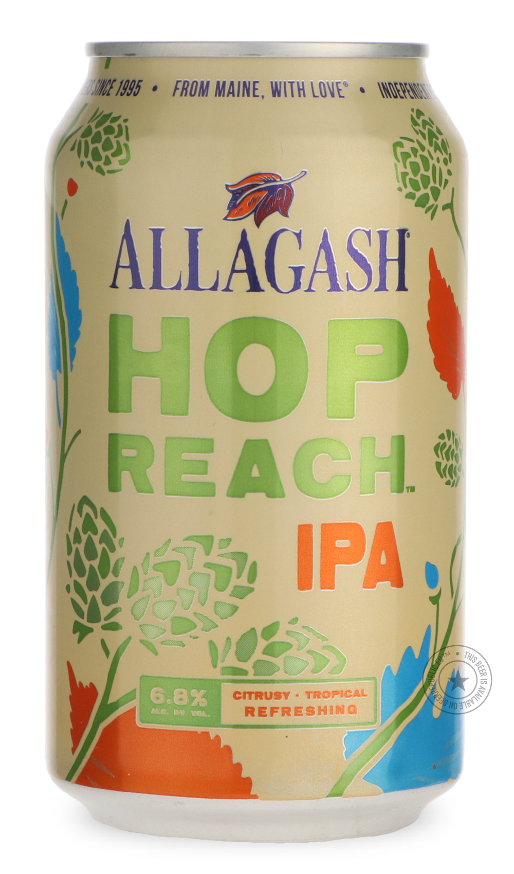 -Allagash- Hop Reach [355ml can]-IPA- Only @ Beer Republic - The best online beer store for American & Canadian craft beer - Buy beer online from the USA and Canada - Bier online kopen - Amerikaans bier kopen - Craft beer store - Craft beer kopen - Amerikanisch bier kaufen - Bier online kaufen - Acheter biere online - IPA - Stout - Porter - New England IPA - Hazy IPA - Imperial Stout - Barrel Aged - Barrel Aged Imperial Stout - Brown - Dark beer - Blond - Blonde - Pilsner - Lager - Wheat - Weizen - Amber - 