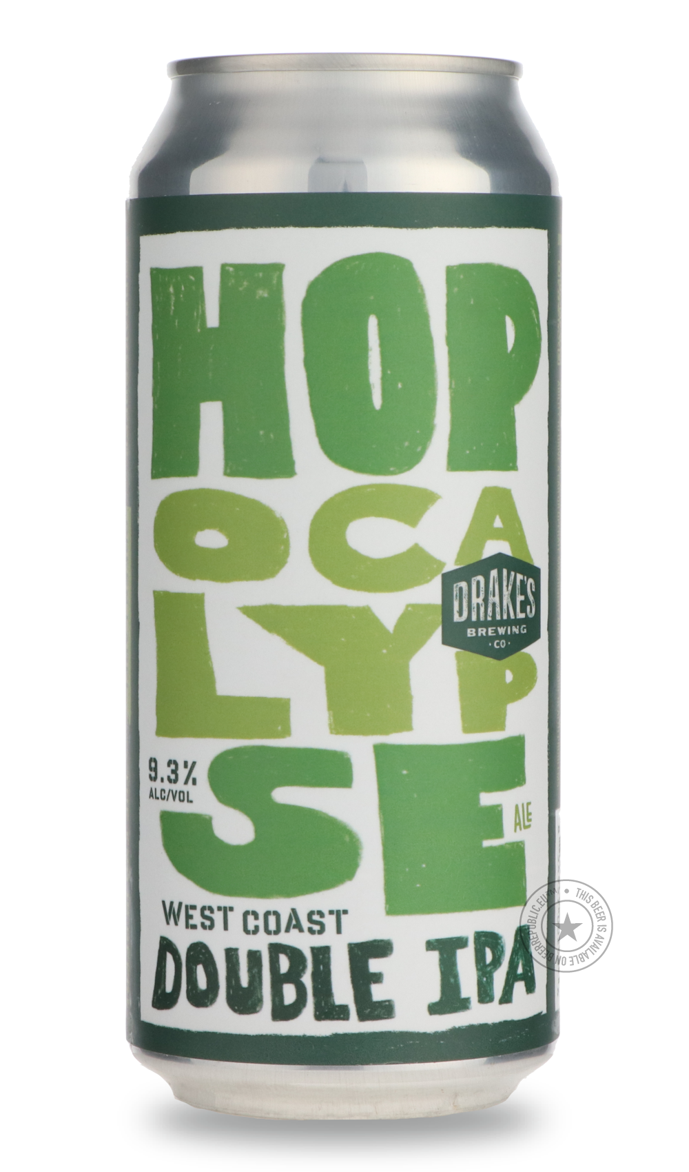 -Drake's- Hopocalypse Green Label-IPA- Only @ Beer Republic - The best online beer store for American & Canadian craft beer - Buy beer online from the USA and Canada - Bier online kopen - Amerikaans bier kopen - Craft beer store - Craft beer kopen - Amerikanisch bier kaufen - Bier online kaufen - Acheter biere online - IPA - Stout - Porter - New England IPA - Hazy IPA - Imperial Stout - Barrel Aged - Barrel Aged Imperial Stout - Brown - Dark beer - Blond - Blonde - Pilsner - Lager - Wheat - Weizen - Amber -