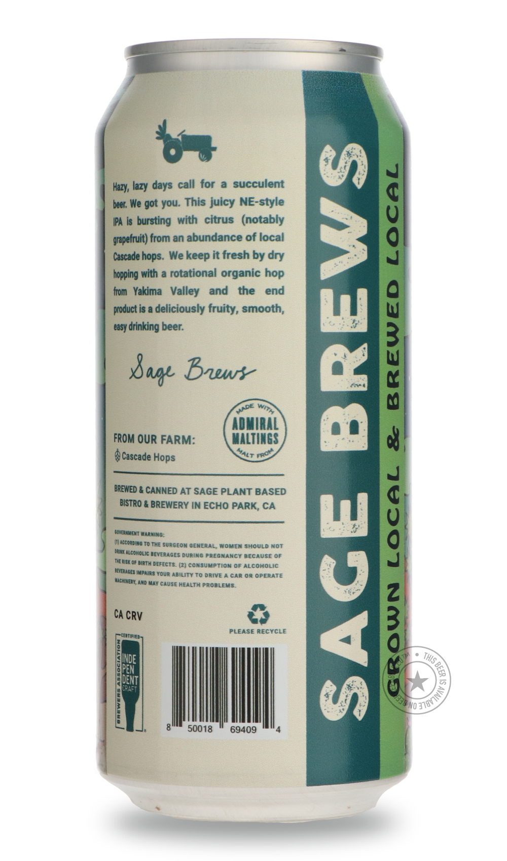 -Sage- Hopster Haze-IPA- Only @ Beer Republic - The best online beer store for American & Canadian craft beer - Buy beer online from the USA and Canada - Bier online kopen - Amerikaans bier kopen - Craft beer store - Craft beer kopen - Amerikanisch bier kaufen - Bier online kaufen - Acheter biere online - IPA - Stout - Porter - New England IPA - Hazy IPA - Imperial Stout - Barrel Aged - Barrel Aged Imperial Stout - Brown - Dark beer - Blond - Blonde - Pilsner - Lager - Wheat - Weizen - Amber - Barley Wine -