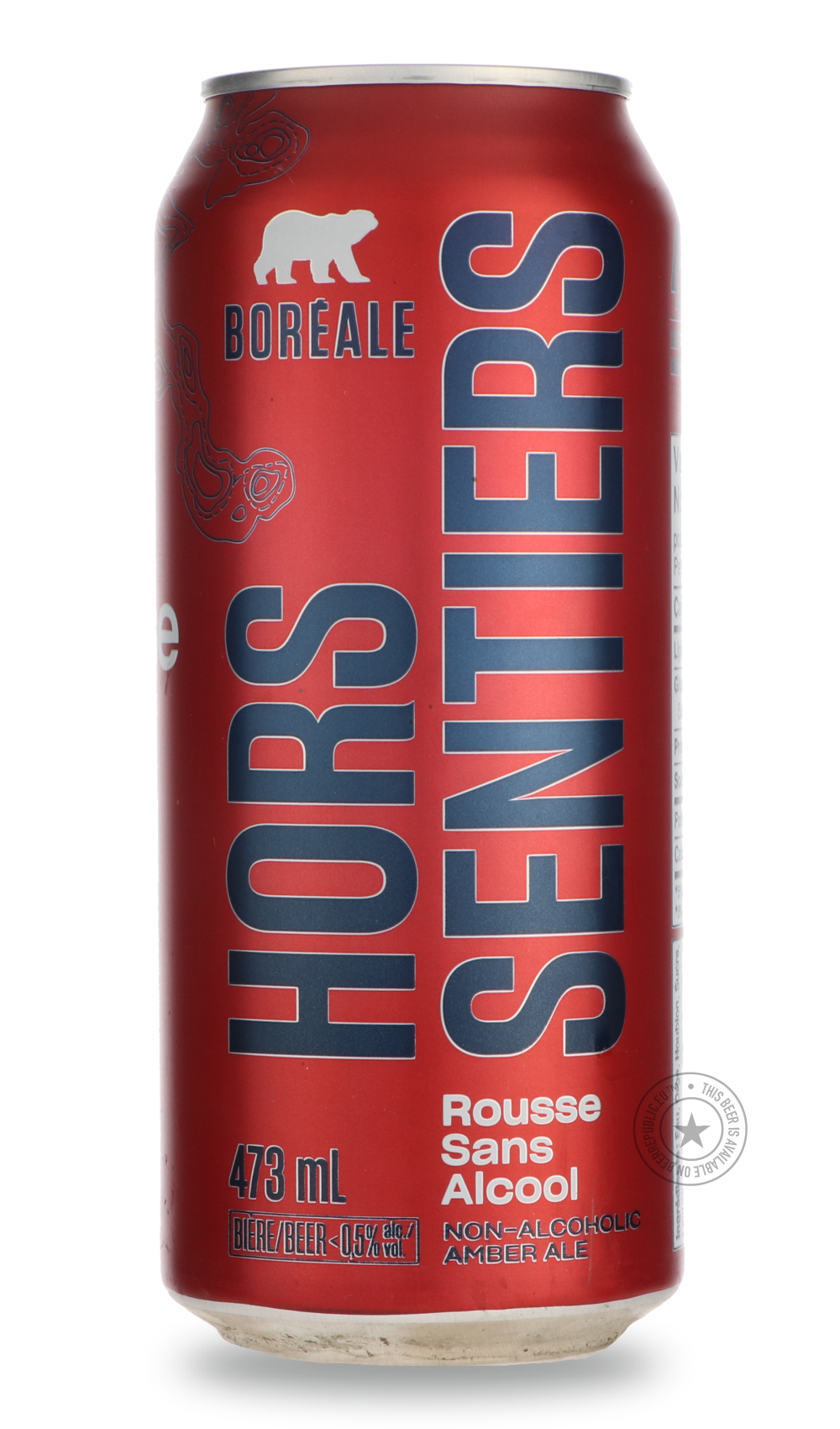 -Boréale- Hors Sentiers - Rousse Sans Alcool-Specials- Only @ Beer Republic - The best online beer store for American & Canadian craft beer - Buy beer online from the USA and Canada - Bier online kopen - Amerikaans bier kopen - Craft beer store - Craft beer kopen - Amerikanisch bier kaufen - Bier online kaufen - Acheter biere online - IPA - Stout - Porter - New England IPA - Hazy IPA - Imperial Stout - Barrel Aged - Barrel Aged Imperial Stout - Brown - Dark beer - Blond - Blonde - Pilsner - Lager - Wheat - 