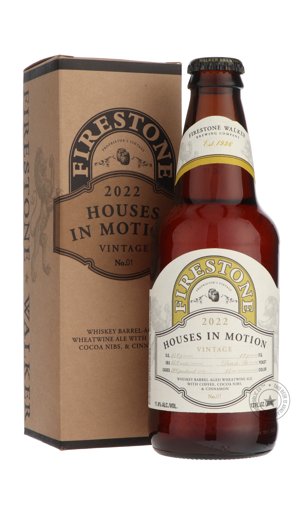 -Firestone Walker- Houses In Motion-Brown & Dark- Only @ Beer Republic - The best online beer store for American & Canadian craft beer - Buy beer online from the USA and Canada - Bier online kopen - Amerikaans bier kopen - Craft beer store - Craft beer kopen - Amerikanisch bier kaufen - Bier online kaufen - Acheter biere online - IPA - Stout - Porter - New England IPA - Hazy IPA - Imperial Stout - Barrel Aged - Barrel Aged Imperial Stout - Brown - Dark beer - Blond - Blonde - Pilsner - Lager - Wheat - Weize