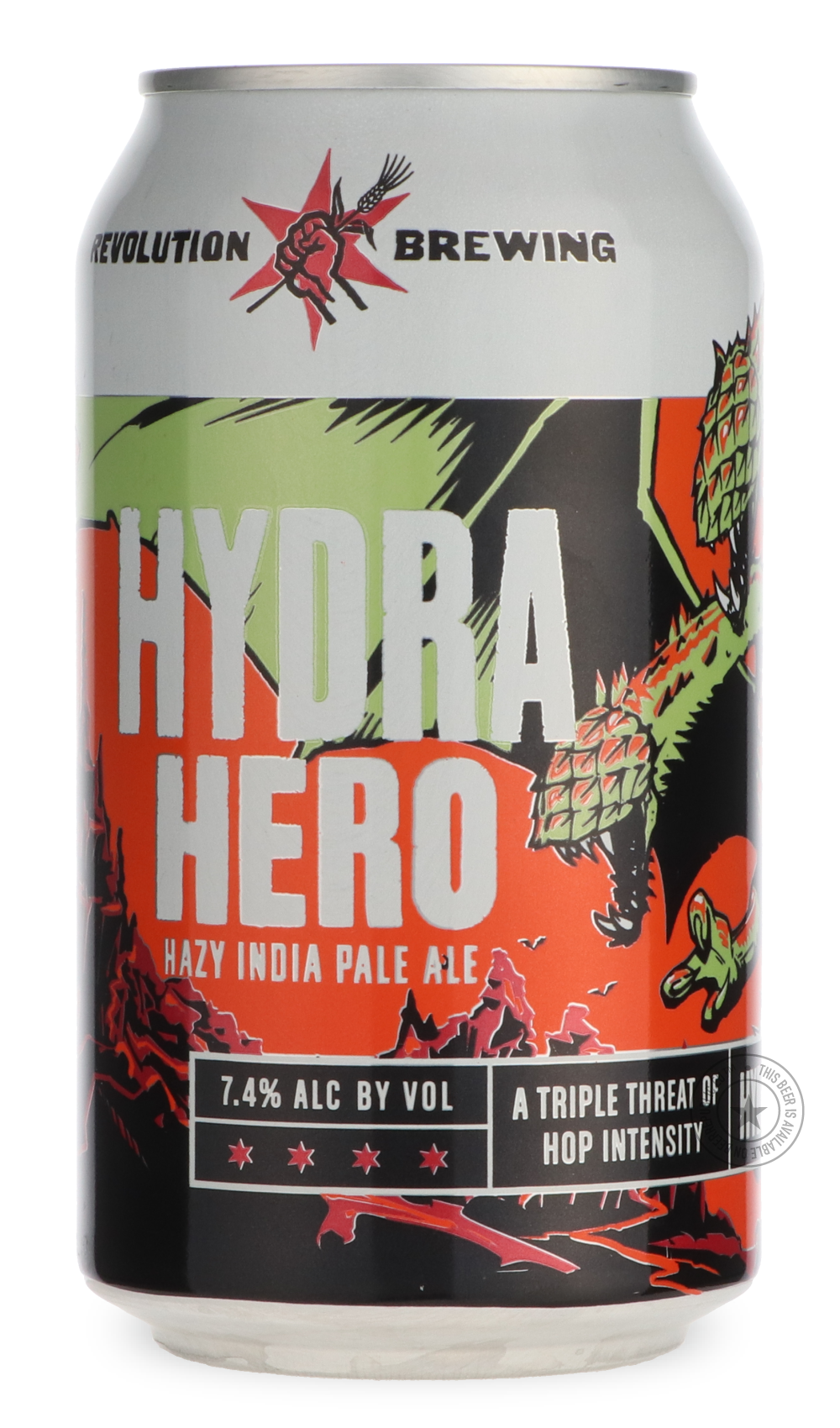 -Revolution- Hydra Hero-IPA- Only @ Beer Republic - The best online beer store for American & Canadian craft beer - Buy beer online from the USA and Canada - Bier online kopen - Amerikaans bier kopen - Craft beer store - Craft beer kopen - Amerikanisch bier kaufen - Bier online kaufen - Acheter biere online - IPA - Stout - Porter - New England IPA - Hazy IPA - Imperial Stout - Barrel Aged - Barrel Aged Imperial Stout - Brown - Dark beer - Blond - Blonde - Pilsner - Lager - Wheat - Weizen - Amber - Barley Wi