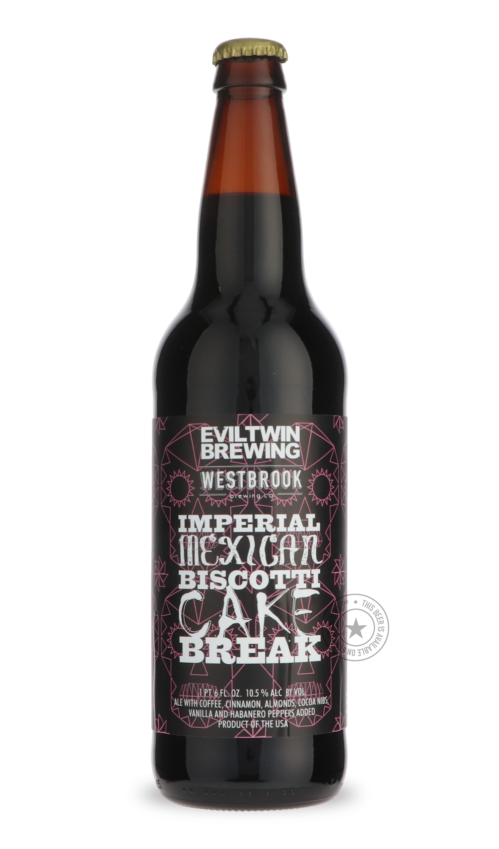 -Evil Twin- Imperial Mexican Biscotti Cake Break / Westbrook-Stout & Porter- Only @ Beer Republic - The best online beer store for American & Canadian craft beer - Buy beer online from the USA and Canada - Bier online kopen - Amerikaans bier kopen - Craft beer store - Craft beer kopen - Amerikanisch bier kaufen - Bier online kaufen - Acheter biere online - IPA - Stout - Porter - New England IPA - Hazy IPA - Imperial Stout - Barrel Aged - Barrel Aged Imperial Stout - Brown - Dark beer - Blond - Blonde - Pils