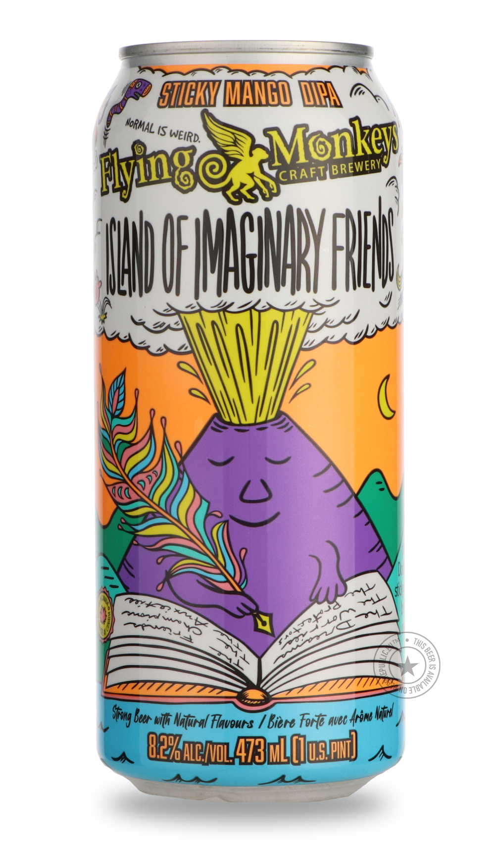 -Flying Monkeys- Island of Imaginary Friends-IPA- Only @ Beer Republic - The best online beer store for American & Canadian craft beer - Buy beer online from the USA and Canada - Bier online kopen - Amerikaans bier kopen - Craft beer store - Craft beer kopen - Amerikanisch bier kaufen - Bier online kaufen - Acheter biere online - IPA - Stout - Porter - New England IPA - Hazy IPA - Imperial Stout - Barrel Aged - Barrel Aged Imperial Stout - Brown - Dark beer - Blond - Blonde - Pilsner - Lager - Wheat - Weize