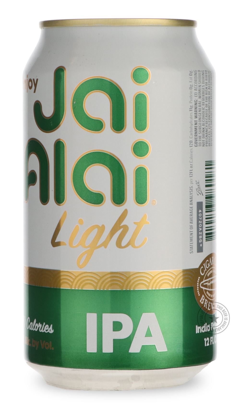 -Cigar City- Jai Alai Light-IPA- Only @ Beer Republic - The best online beer store for American & Canadian craft beer - Buy beer online from the USA and Canada - Bier online kopen - Amerikaans bier kopen - Craft beer store - Craft beer kopen - Amerikanisch bier kaufen - Bier online kaufen - Acheter biere online - IPA - Stout - Porter - New England IPA - Hazy IPA - Imperial Stout - Barrel Aged - Barrel Aged Imperial Stout - Brown - Dark beer - Blond - Blonde - Pilsner - Lager - Wheat - Weizen - Amber - Barle