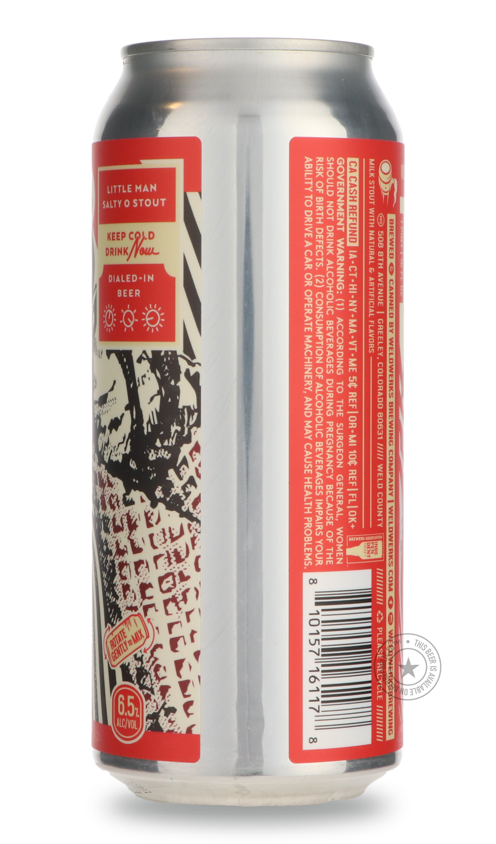 -WeldWerks- Little Man Salty O-Stout & Porter- Only @ Beer Republic - The best online beer store for American & Canadian craft beer - Buy beer online from the USA and Canada - Bier online kopen - Amerikaans bier kopen - Craft beer store - Craft beer kopen - Amerikanisch bier kaufen - Bier online kaufen - Acheter biere online - IPA - Stout - Porter - New England IPA - Hazy IPA - Imperial Stout - Barrel Aged - Barrel Aged Imperial Stout - Brown - Dark beer - Blond - Blonde - Pilsner - Lager - Wheat - Weizen -