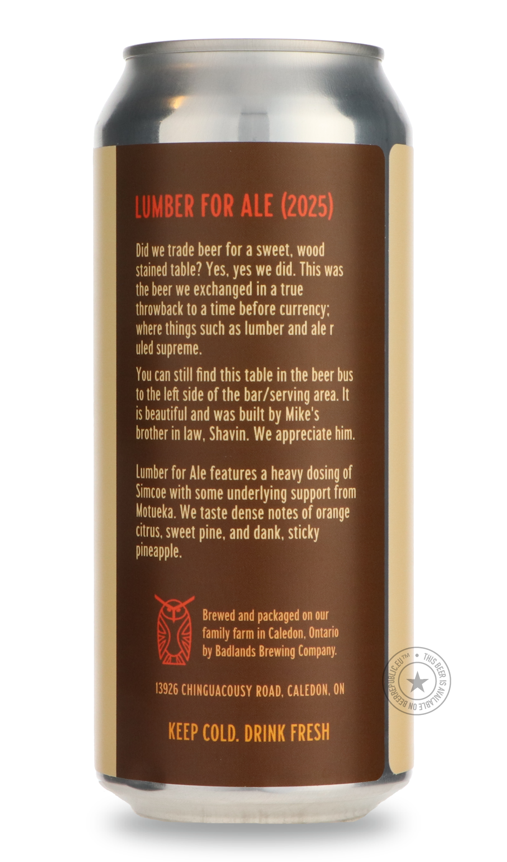 -Badlands- Lumber For Ale-IPA- Only @ Beer Republic - The best online beer store for American & Canadian craft beer - Buy beer online from the USA and Canada - Bier online kopen - Amerikaans bier kopen - Craft beer store - Craft beer kopen - Amerikanisch bier kaufen - Bier online kaufen - Acheter biere online - IPA - Stout - Porter - New England IPA - Hazy IPA - Imperial Stout - Barrel Aged - Barrel Aged Imperial Stout - Brown - Dark beer - Blond - Blonde - Pilsner - Lager - Wheat - Weizen - Amber - Barley 