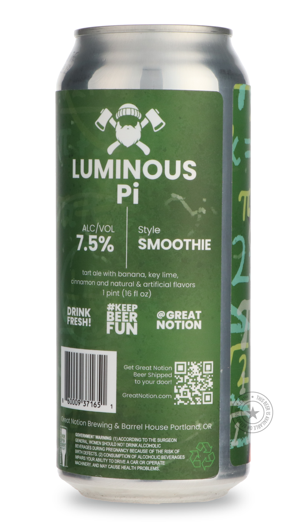 -Great Notion- Luminous Pi-Sour / Wild & Fruity- Only @ Beer Republic - The best online beer store for American & Canadian craft beer - Buy beer online from the USA and Canada - Bier online kopen - Amerikaans bier kopen - Craft beer store - Craft beer kopen - Amerikanisch bier kaufen - Bier online kaufen - Acheter biere online - IPA - Stout - Porter - New England IPA - Hazy IPA - Imperial Stout - Barrel Aged - Barrel Aged Imperial Stout - Brown - Dark beer - Blond - Blonde - Pilsner - Lager - Wheat - Weizen