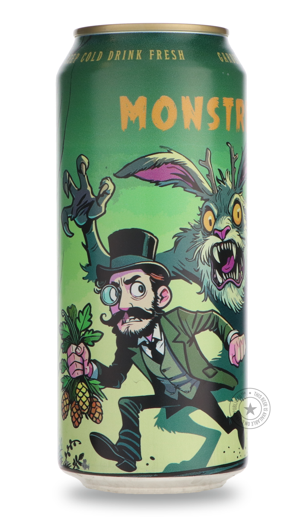 Brewskey- MONSTRE / Jackalhop-IPA- Only @ Beer Republic - The best online beer store for American & Canadian craft beer - Buy beer online from the USA and Canada - Bier online kopen - Amerikaans bier kopen - Craft beer store - Craft beer kopen - Amerikanisch bier kaufen - Bier online kaufen - Acheter biere online - IPA - Stout - Porter - New England IPA - Hazy IPA - Imperial Stout - Barrel Aged - Barrel Aged Imperial Stout - Brown - Dark beer - Blond - Blonde - Pilsner - Lager - Wheat - Weizen - Amber - Bar