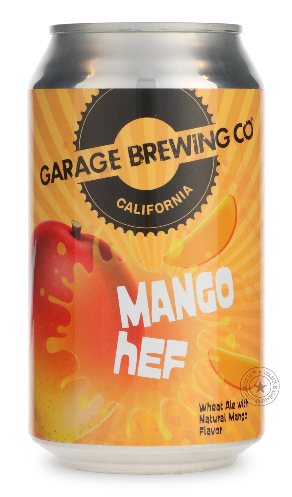 -Garage- Mango Hefeweizen-Pale- Only @ Beer Republic - The best online beer store for American & Canadian craft beer - Buy beer online from the USA and Canada - Bier online kopen - Amerikaans bier kopen - Craft beer store - Craft beer kopen - Amerikanisch bier kaufen - Bier online kaufen - Acheter biere online - IPA - Stout - Porter - New England IPA - Hazy IPA - Imperial Stout - Barrel Aged - Barrel Aged Imperial Stout - Brown - Dark beer - Blond - Blonde - Pilsner - Lager - Wheat - Weizen - Amber - Barley