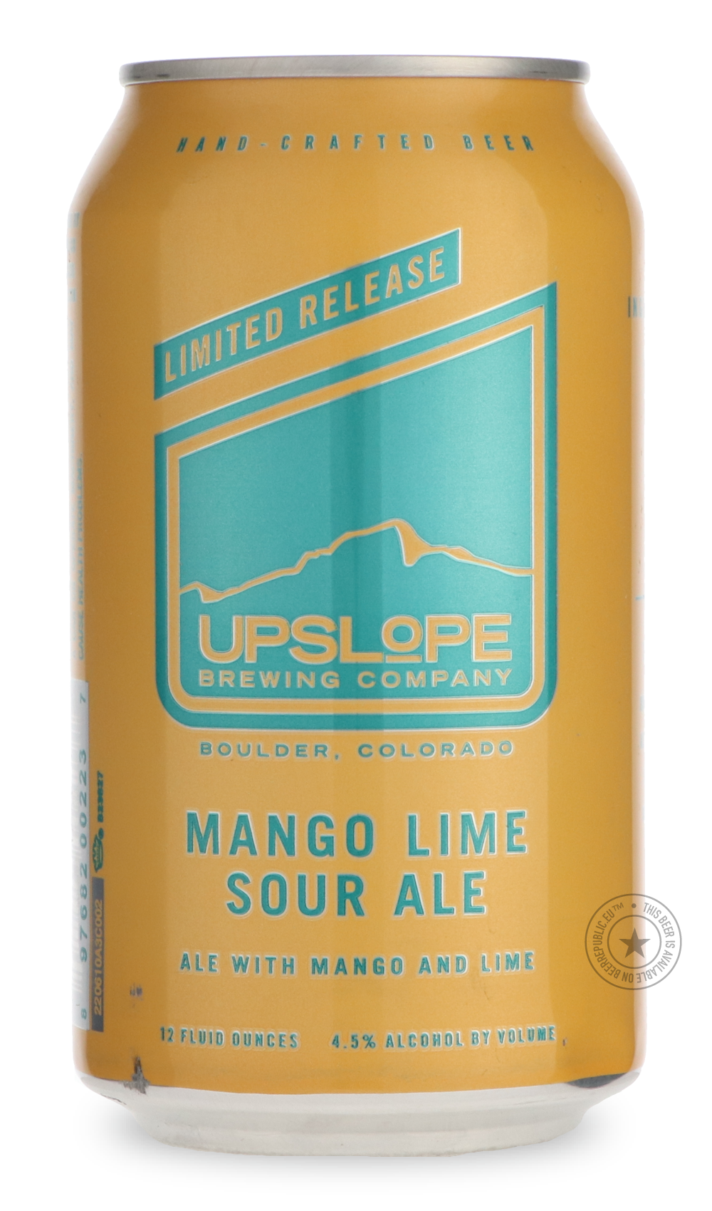 -Upslope- Mango Lime Sour Ale-Sour / Wild & Fruity- Only @ Beer Republic - The best online beer store for American & Canadian craft beer - Buy beer online from the USA and Canada - Bier online kopen - Amerikaans bier kopen - Craft beer store - Craft beer kopen - Amerikanisch bier kaufen - Bier online kaufen - Acheter biere online - IPA - Stout - Porter - New England IPA - Hazy IPA - Imperial Stout - Barrel Aged - Barrel Aged Imperial Stout - Brown - Dark beer - Blond - Blonde - Pilsner - Lager - Wheat - Wei