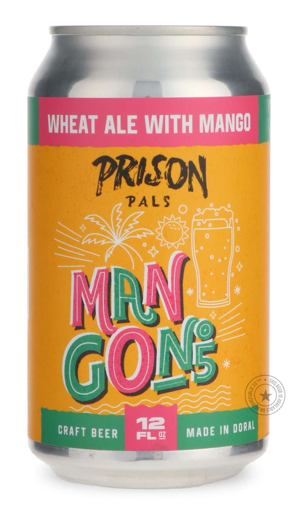 -Prison Pals- Mango Nº5-Pale- Only @ Beer Republic - The best online beer store for American & Canadian craft beer - Buy beer online from the USA and Canada - Bier online kopen - Amerikaans bier kopen - Craft beer store - Craft beer kopen - Amerikanisch bier kaufen - Bier online kaufen - Acheter biere online - IPA - Stout - Porter - New England IPA - Hazy IPA - Imperial Stout - Barrel Aged - Barrel Aged Imperial Stout - Brown - Dark beer - Blond - Blonde - Pilsner - Lager - Wheat - Weizen - Amber - Barley W