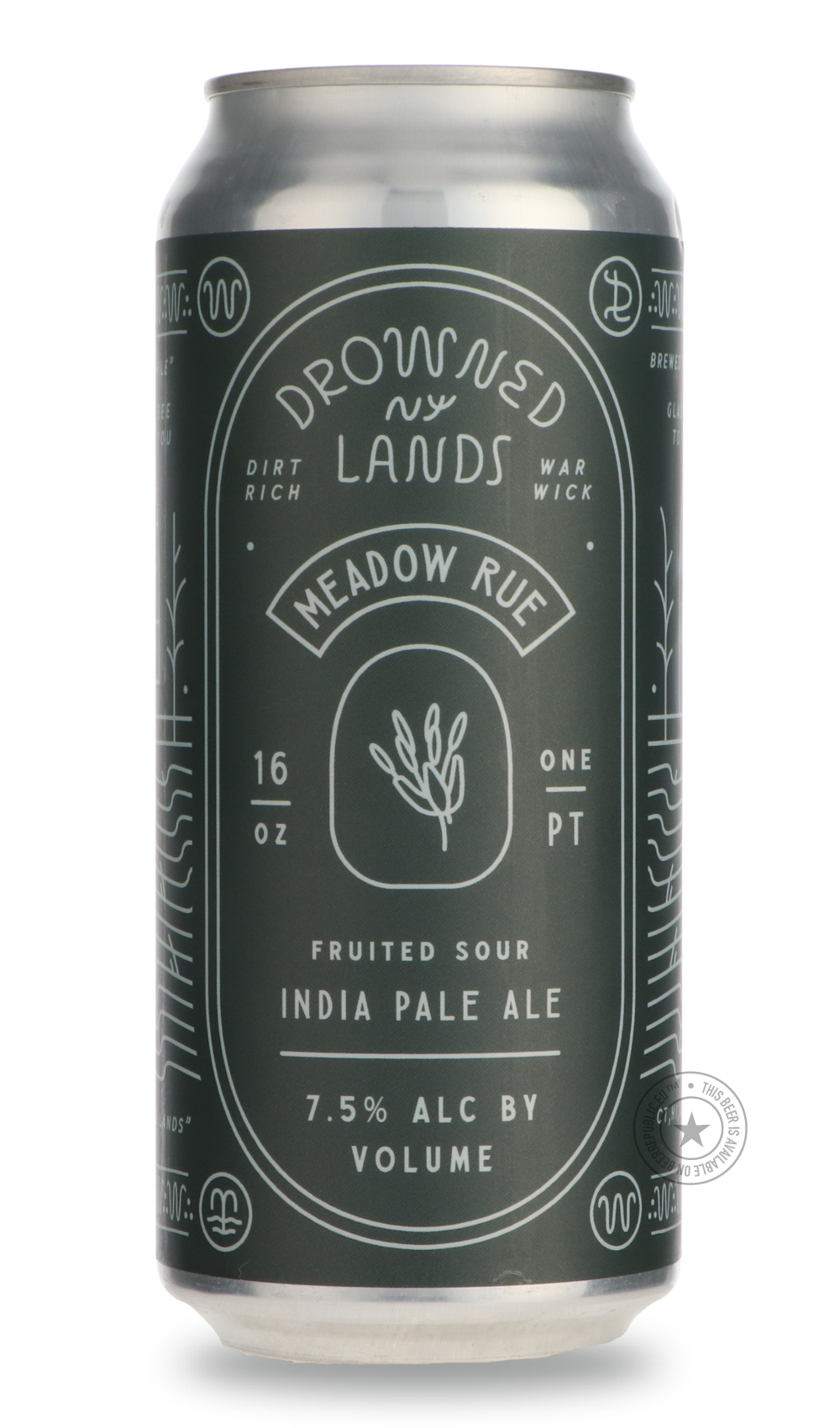 -The Drowned Lands- Meadow Rue-IPA- Only @ Beer Republic - The best online beer store for American & Canadian craft beer - Buy beer online from the USA and Canada - Bier online kopen - Amerikaans bier kopen - Craft beer store - Craft beer kopen - Amerikanisch bier kaufen - Bier online kaufen - Acheter biere online - IPA - Stout - Porter - New England IPA - Hazy IPA - Imperial Stout - Barrel Aged - Barrel Aged Imperial Stout - Brown - Dark beer - Blond - Blonde - Pilsner - Lager - Wheat - Weizen - Amber - Ba