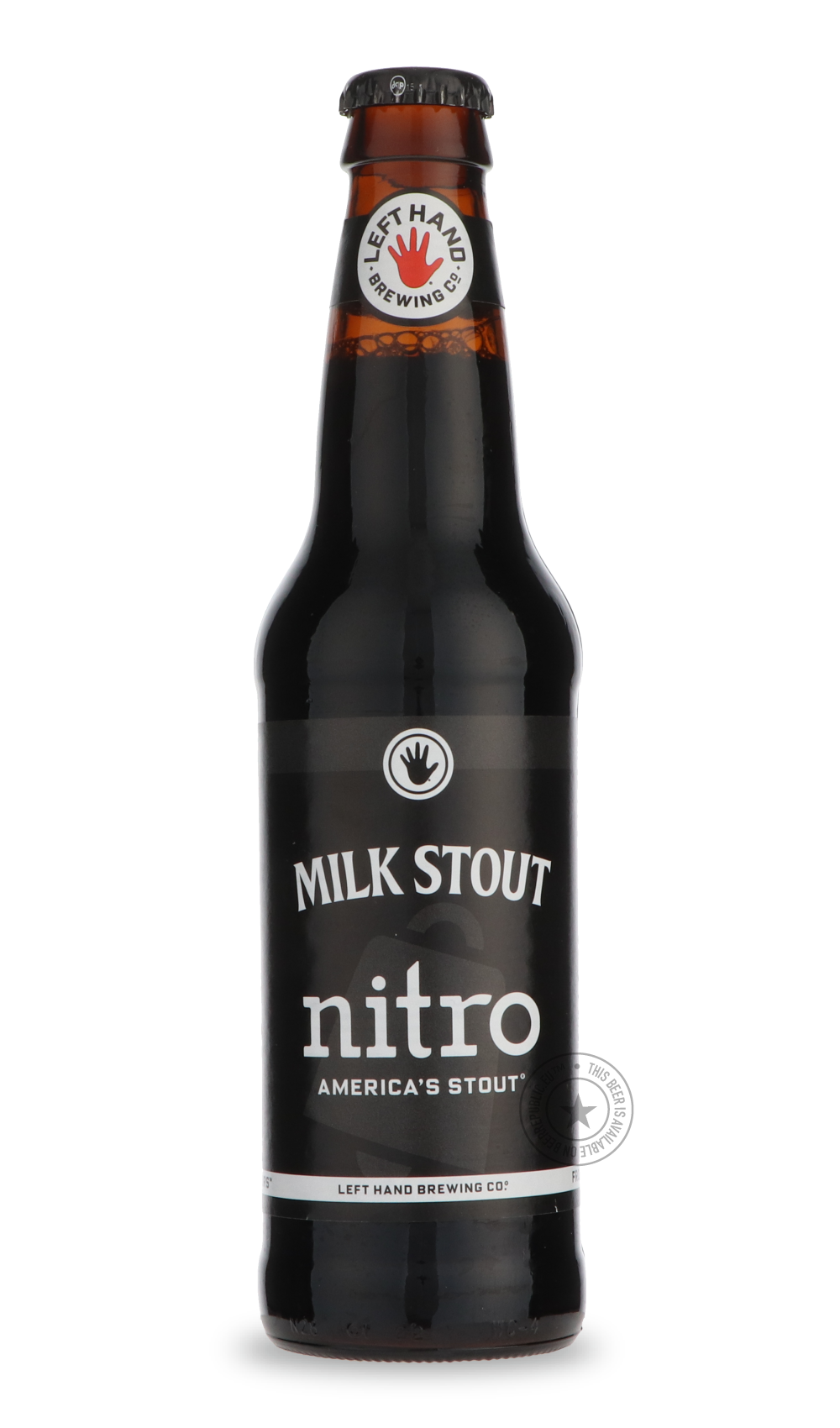-Left Hand- Milk Stout Nitro (Bottle)-Stout & Porter- Only @ Beer Republic - The best online beer store for American & Canadian craft beer - Buy beer online from the USA and Canada - Bier online kopen - Amerikaans bier kopen - Craft beer store - Craft beer kopen - Amerikanisch bier kaufen - Bier online kaufen - Acheter biere online - IPA - Stout - Porter - New England IPA - Hazy IPA - Imperial Stout - Barrel Aged - Barrel Aged Imperial Stout - Brown - Dark beer - Blond - Blonde - Pilsner - Lager - Wheat - W