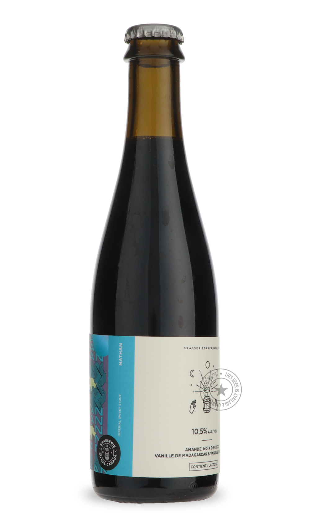 -Brasserie du Bas-Canada- Nathan-Stout & Porter- Only @ Beer Republic - The best online beer store for American & Canadian craft beer - Buy beer online from the USA and Canada - Bier online kopen - Amerikaans bier kopen - Craft beer store - Craft beer kopen - Amerikanisch bier kaufen - Bier online kaufen - Acheter biere online - IPA - Stout - Porter - New England IPA - Hazy IPA - Imperial Stout - Barrel Aged - Barrel Aged Imperial Stout - Brown - Dark beer - Blond - Blonde - Pilsner - Lager - Wheat - Weizen