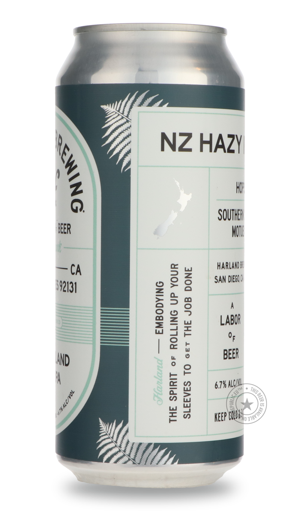 -Harland- New Zealand Hazy IPA-IPA- Only @ Beer Republic - The best online beer store for American & Canadian craft beer - Buy beer online from the USA and Canada - Bier online kopen - Amerikaans bier kopen - Craft beer store - Craft beer kopen - Amerikanisch bier kaufen - Bier online kaufen - Acheter biere online - IPA - Stout - Porter - New England IPA - Hazy IPA - Imperial Stout - Barrel Aged - Barrel Aged Imperial Stout - Brown - Dark beer - Blond - Blonde - Pilsner - Lager - Wheat - Weizen - Amber - Ba