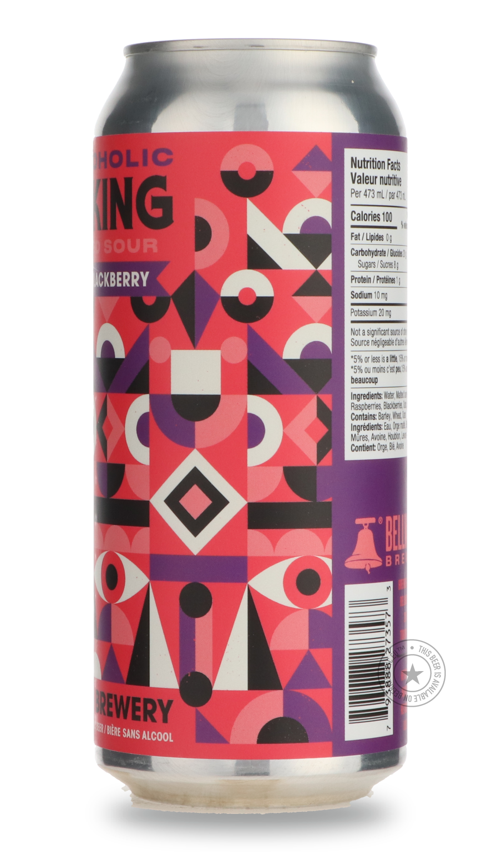 Bellwoods- Non-Alcoholic Jelly King w/ Raspberry + Blackberry-Sour / Wild & Fruity- Only @ Beer Republic - The best online beer store for American & Canadian craft beer - Buy beer online from the USA and Canada - Bier online kopen - Amerikaans bier kopen - Craft beer store - Craft beer kopen - Amerikanisch bier kaufen - Bier online kaufen - Acheter biere online - IPA - Stout - Porter - New England IPA - Hazy IPA - Imperial Stout - Barrel Aged - Barrel Aged Imperial Stout - Brown - Dark beer - Blond - Blonde