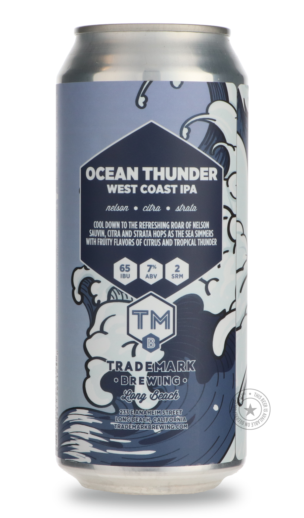 -Trademark- Ocean Thunder-IPA- Only @ Beer Republic - The best online beer store for American & Canadian craft beer - Buy beer online from the USA and Canada - Bier online kopen - Amerikaans bier kopen - Craft beer store - Craft beer kopen - Amerikanisch bier kaufen - Bier online kaufen - Acheter biere online - IPA - Stout - Porter - New England IPA - Hazy IPA - Imperial Stout - Barrel Aged - Barrel Aged Imperial Stout - Brown - Dark beer - Blond - Blonde - Pilsner - Lager - Wheat - Weizen - Amber - Barley 