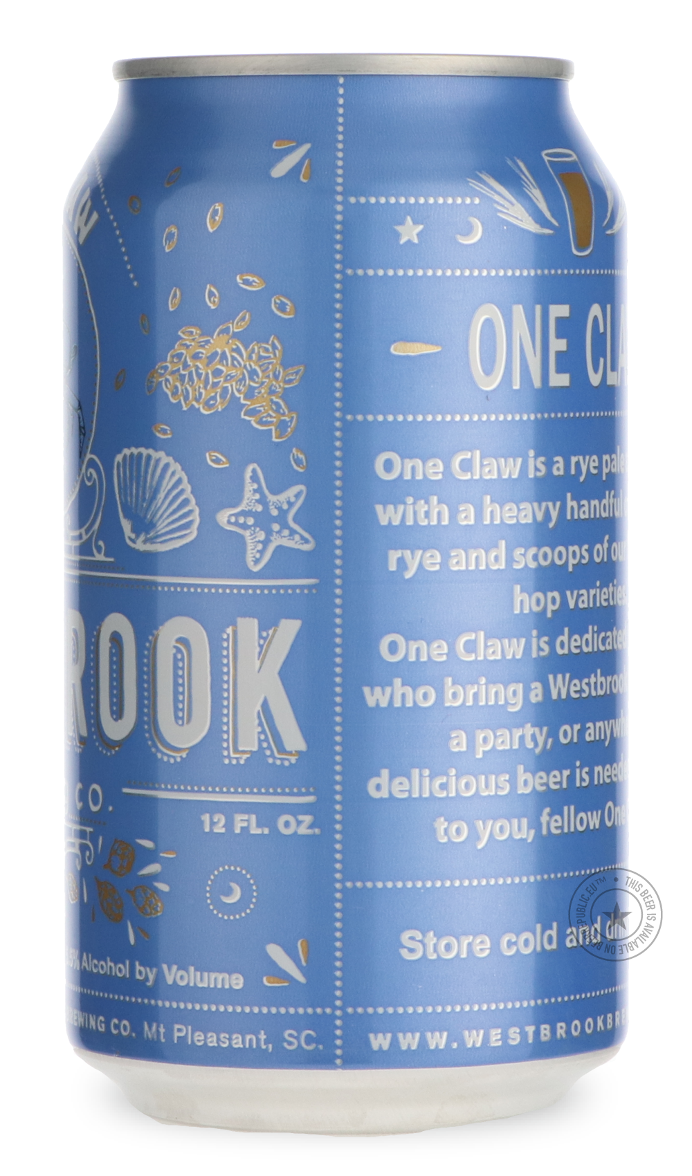 -Westbrook- One Claw-Pale- Only @ Beer Republic - The best online beer store for American & Canadian craft beer - Buy beer online from the USA and Canada - Bier online kopen - Amerikaans bier kopen - Craft beer store - Craft beer kopen - Amerikanisch bier kaufen - Bier online kaufen - Acheter biere online - IPA - Stout - Porter - New England IPA - Hazy IPA - Imperial Stout - Barrel Aged - Barrel Aged Imperial Stout - Brown - Dark beer - Blond - Blonde - Pilsner - Lager - Wheat - Weizen - Amber - Barley Wine