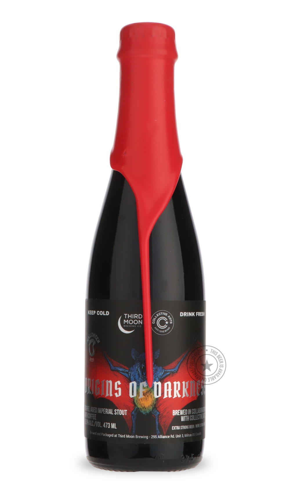 Third Moon- Origins of Darkness / Collective Arts-Stout & Porter- Only @ Beer Republic - The best online beer store for American & Canadian craft beer - Buy beer online from the USA and Canada - Bier online kopen - Amerikaans bier kopen - Craft beer store - Craft beer kopen - Amerikanisch bier kaufen - Bier online kaufen - Acheter biere online - IPA - Stout - Porter - New England IPA - Hazy IPA - Imperial Stout - Barrel Aged - Barrel Aged Imperial Stout - Brown - Dark beer - Blond - Blonde - Pilsner - Lager