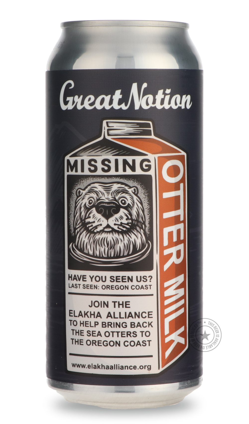 -Great Notion- Otter Milk-Stout & Porter- Only @ Beer Republic - The best online beer store for American & Canadian craft beer - Buy beer online from the USA and Canada - Bier online kopen - Amerikaans bier kopen - Craft beer store - Craft beer kopen - Amerikanisch bier kaufen - Bier online kaufen - Acheter biere online - IPA - Stout - Porter - New England IPA - Hazy IPA - Imperial Stout - Barrel Aged - Barrel Aged Imperial Stout - Brown - Dark beer - Blond - Blonde - Pilsner - Lager - Wheat - Weizen - Ambe