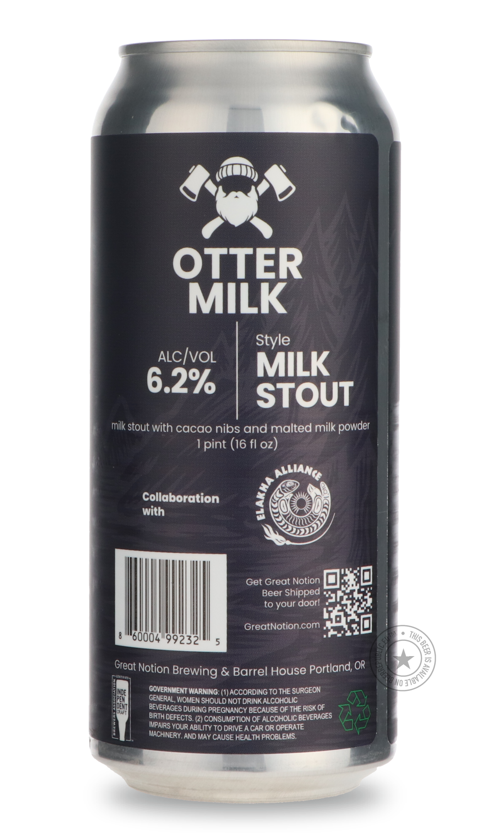 -Great Notion- Otter Milk-Stout & Porter- Only @ Beer Republic - The best online beer store for American & Canadian craft beer - Buy beer online from the USA and Canada - Bier online kopen - Amerikaans bier kopen - Craft beer store - Craft beer kopen - Amerikanisch bier kaufen - Bier online kaufen - Acheter biere online - IPA - Stout - Porter - New England IPA - Hazy IPA - Imperial Stout - Barrel Aged - Barrel Aged Imperial Stout - Brown - Dark beer - Blond - Blonde - Pilsner - Lager - Wheat - Weizen - Ambe