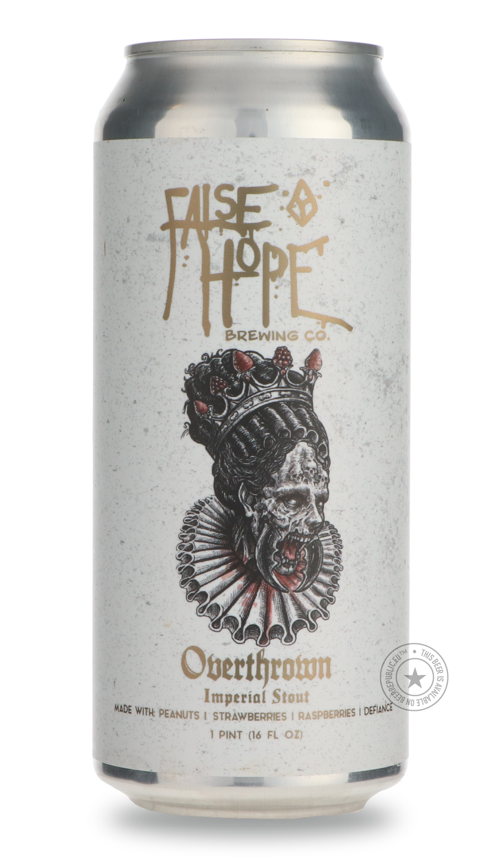 -False Hope- Overthrown-Stout & Porter- Only @ Beer Republic - The best online beer store for American & Canadian craft beer - Buy beer online from the USA and Canada - Bier online kopen - Amerikaans bier kopen - Craft beer store - Craft beer kopen - Amerikanisch bier kaufen - Bier online kaufen - Acheter biere online - IPA - Stout - Porter - New England IPA - Hazy IPA - Imperial Stout - Barrel Aged - Barrel Aged Imperial Stout - Brown - Dark beer - Blond - Blonde - Pilsner - Lager - Wheat - Weizen - Amber 