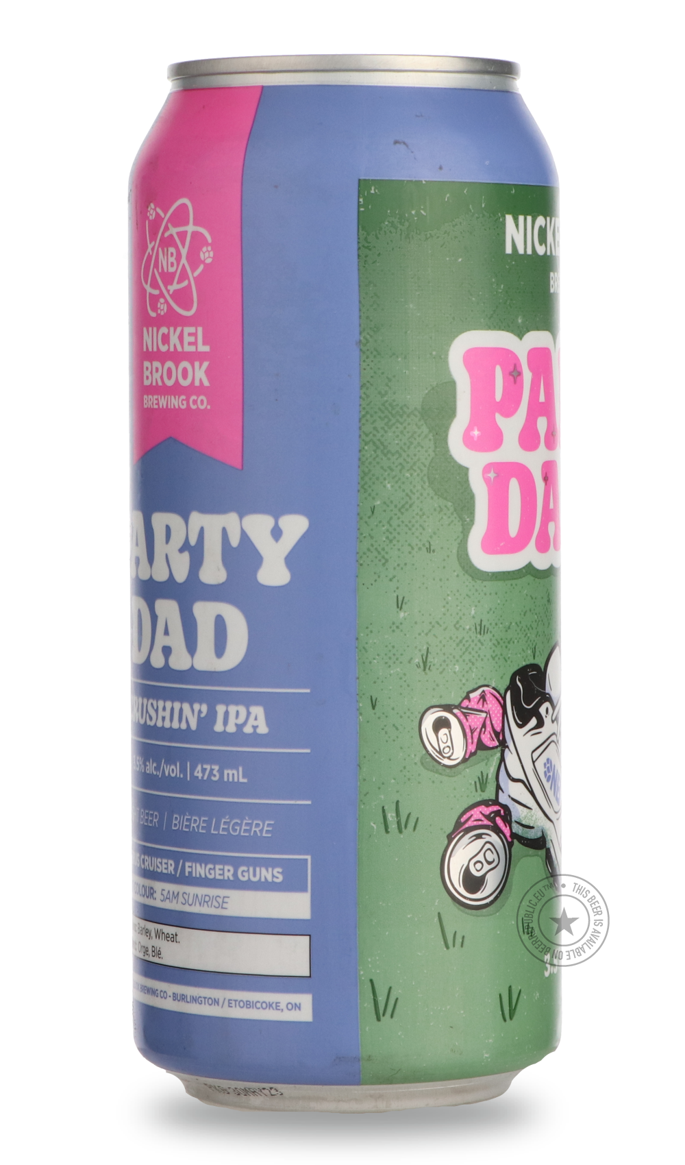 -Nickel Brook- Party Dad-IPA- Only @ Beer Republic - The best online beer store for American & Canadian craft beer - Buy beer online from the USA and Canada - Bier online kopen - Amerikaans bier kopen - Craft beer store - Craft beer kopen - Amerikanisch bier kaufen - Bier online kaufen - Acheter biere online - IPA - Stout - Porter - New England IPA - Hazy IPA - Imperial Stout - Barrel Aged - Barrel Aged Imperial Stout - Brown - Dark beer - Blond - Blonde - Pilsner - Lager - Wheat - Weizen - Amber - Barley W