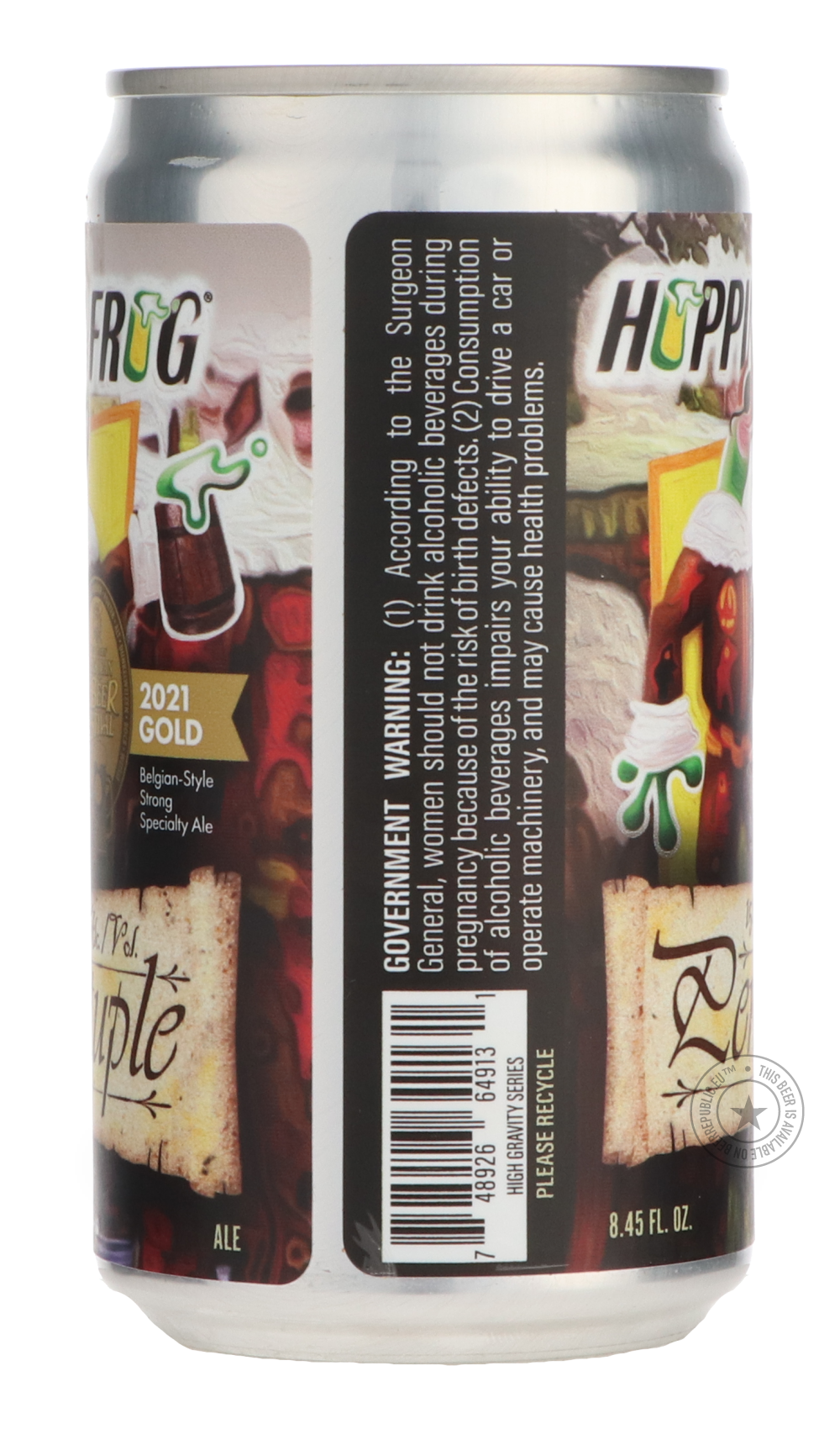 -Hoppin' Frog- Pentuple-Pale- Only @ Beer Republic - The best online beer store for American & Canadian craft beer - Buy beer online from the USA and Canada - Bier online kopen - Amerikaans bier kopen - Craft beer store - Craft beer kopen - Amerikanisch bier kaufen - Bier online kaufen - Acheter biere online - IPA - Stout - Porter - New England IPA - Hazy IPA - Imperial Stout - Barrel Aged - Barrel Aged Imperial Stout - Brown - Dark beer - Blond - Blonde - Pilsner - Lager - Wheat - Weizen - Amber - Barley W