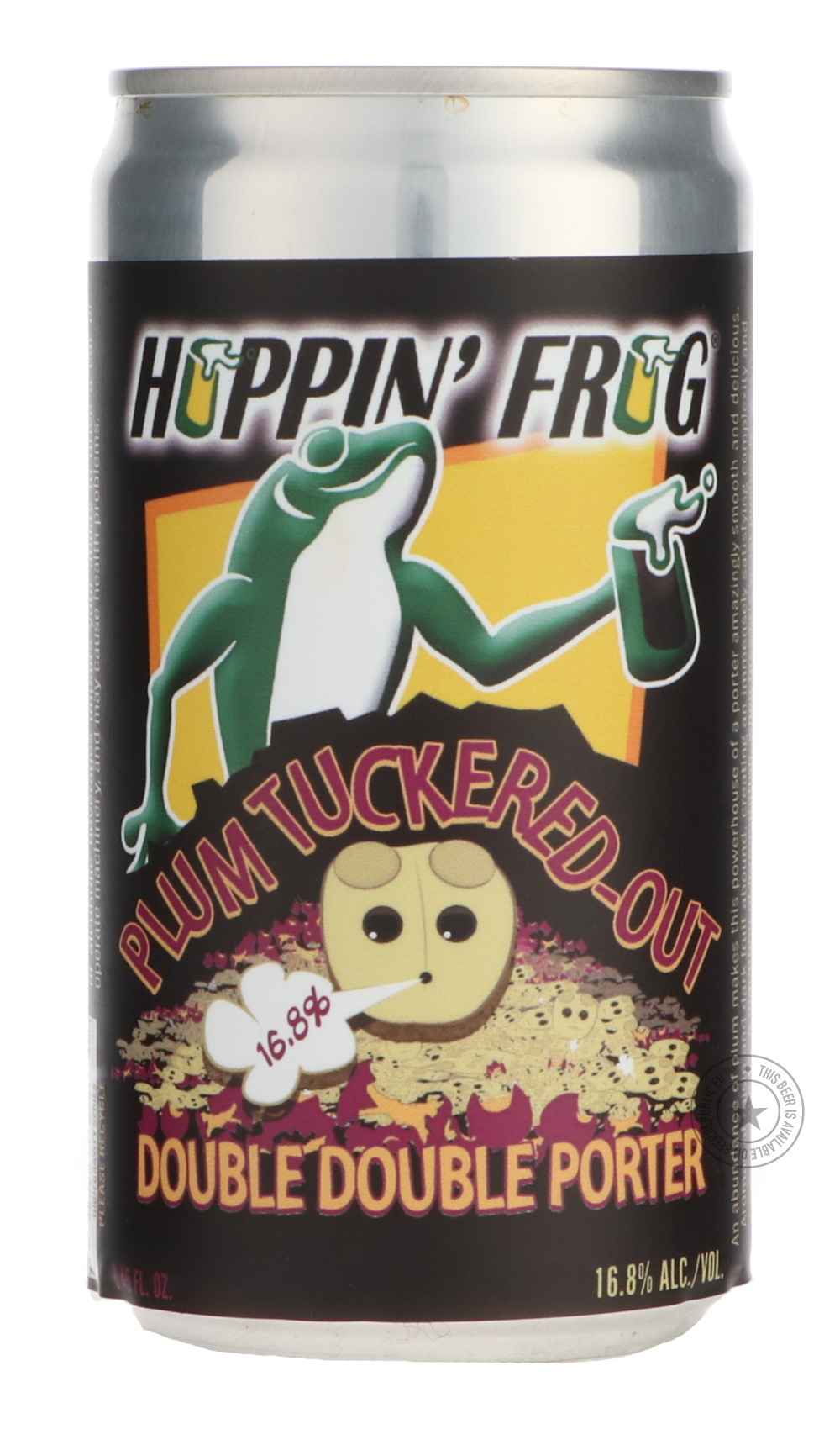 -Hoppin' Frog- Plum Tuckered-Out Double Double Porter-Stout & Porter- Only @ Beer Republic - The best online beer store for American & Canadian craft beer - Buy beer online from the USA and Canada - Bier online kopen - Amerikaans bier kopen - Craft beer store - Craft beer kopen - Amerikanisch bier kaufen - Bier online kaufen - Acheter biere online - IPA - Stout - Porter - New England IPA - Hazy IPA - Imperial Stout - Barrel Aged - Barrel Aged Imperial Stout - Brown - Dark beer - Blond - Blonde - Pilsner - L