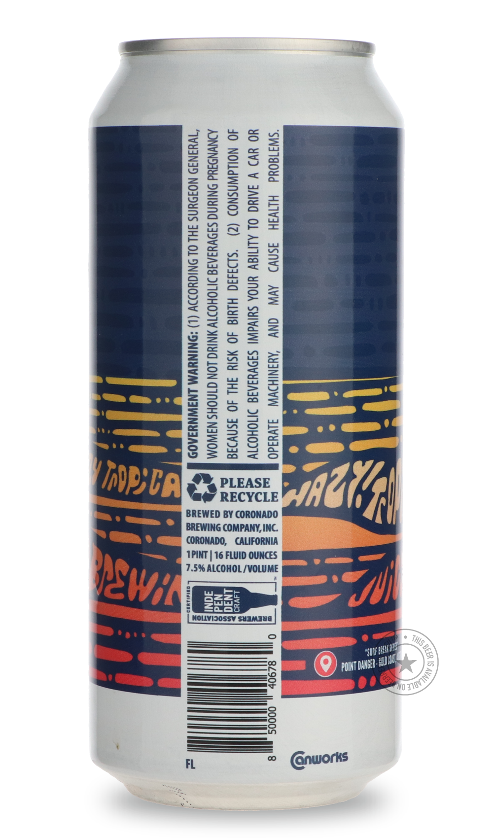 -Coronado- Point Danger-IPA- Only @ Beer Republic - The best online beer store for American & Canadian craft beer - Buy beer online from the USA and Canada - Bier online kopen - Amerikaans bier kopen - Craft beer store - Craft beer kopen - Amerikanisch bier kaufen - Bier online kaufen - Acheter biere online - IPA - Stout - Porter - New England IPA - Hazy IPA - Imperial Stout - Barrel Aged - Barrel Aged Imperial Stout - Brown - Dark beer - Blond - Blonde - Pilsner - Lager - Wheat - Weizen - Amber - Barley Wi