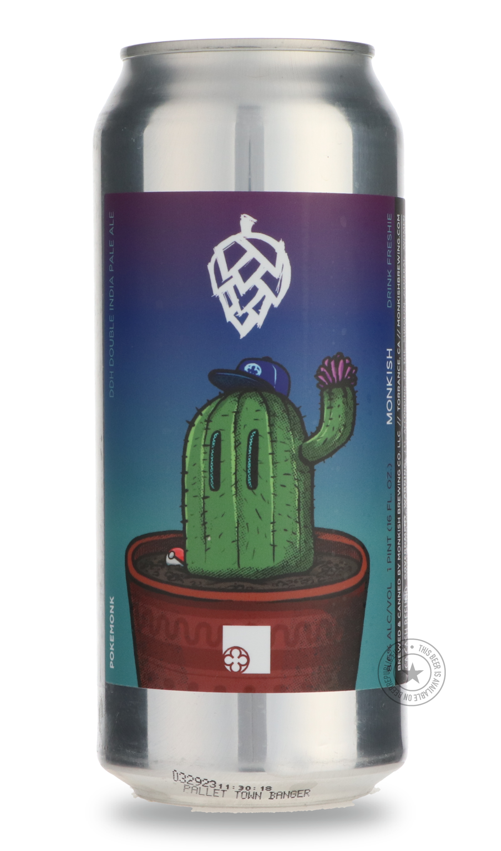 Monkish- Pokemonk-IPA- Only @ Beer Republic - The best online beer store for American & Canadian craft beer - Buy beer online from the USA and Canada - Bier online kopen - Amerikaans bier kopen - Craft beer store - Craft beer kopen - Amerikanisch bier kaufen - Bier online kaufen - Acheter biere online - IPA - Stout - Porter - New England IPA - Hazy IPA - Imperial Stout - Barrel Aged - Barrel Aged Imperial Stout - Brown - Dark beer - Blond - Blonde - Pilsner - Lager - Wheat - Weizen - Amber - Barley Wine - Q