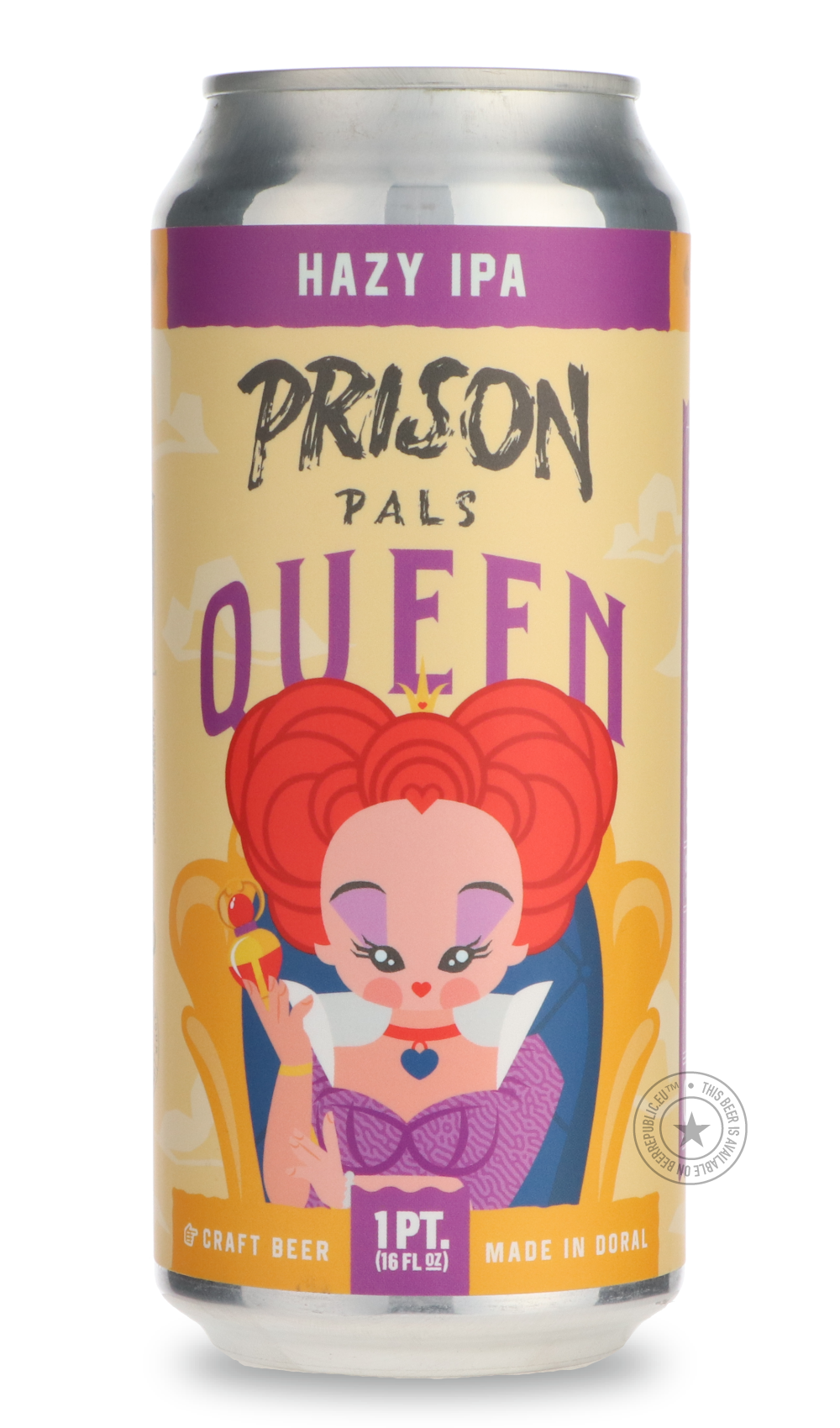 -Prison Pals- Queen-IPA- Only @ Beer Republic - The best online beer store for American & Canadian craft beer - Buy beer online from the USA and Canada - Bier online kopen - Amerikaans bier kopen - Craft beer store - Craft beer kopen - Amerikanisch bier kaufen - Bier online kaufen - Acheter biere online - IPA - Stout - Porter - New England IPA - Hazy IPA - Imperial Stout - Barrel Aged - Barrel Aged Imperial Stout - Brown - Dark beer - Blond - Blonde - Pilsner - Lager - Wheat - Weizen - Amber - Barley Wine -