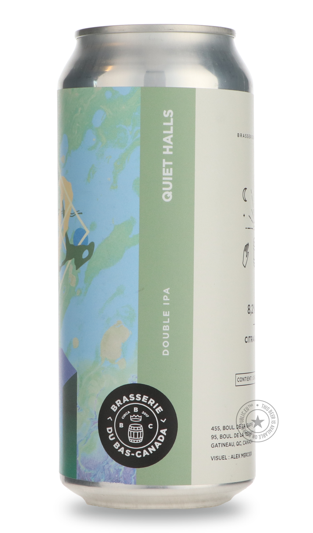 Brasserie du Bas-Canada- Quiet Halls-IPA- Only @ Beer Republic - The best online beer store for American & Canadian craft beer - Buy beer online from the USA and Canada - Bier online kopen - Amerikaans bier kopen - Craft beer store - Craft beer kopen - Amerikanisch bier kaufen - Bier online kaufen - Acheter biere online - IPA - Stout - Porter - New England IPA - Hazy IPA - Imperial Stout - Barrel Aged - Barrel Aged Imperial Stout - Brown - Dark beer - Blond - Blonde - Pilsner - Lager - Wheat - Weizen - Ambe