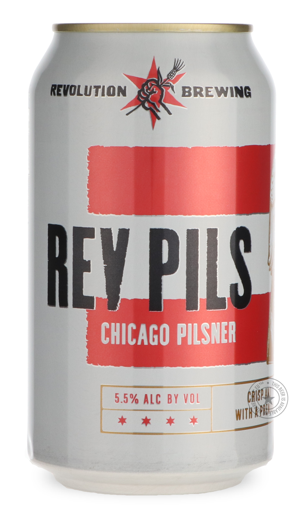 -Revolution- Rev Pils-Pale- Only @ Beer Republic - The best online beer store for American & Canadian craft beer - Buy beer online from the USA and Canada - Bier online kopen - Amerikaans bier kopen - Craft beer store - Craft beer kopen - Amerikanisch bier kaufen - Bier online kaufen - Acheter biere online - IPA - Stout - Porter - New England IPA - Hazy IPA - Imperial Stout - Barrel Aged - Barrel Aged Imperial Stout - Brown - Dark beer - Blond - Blonde - Pilsner - Lager - Wheat - Weizen - Amber - Barley Win