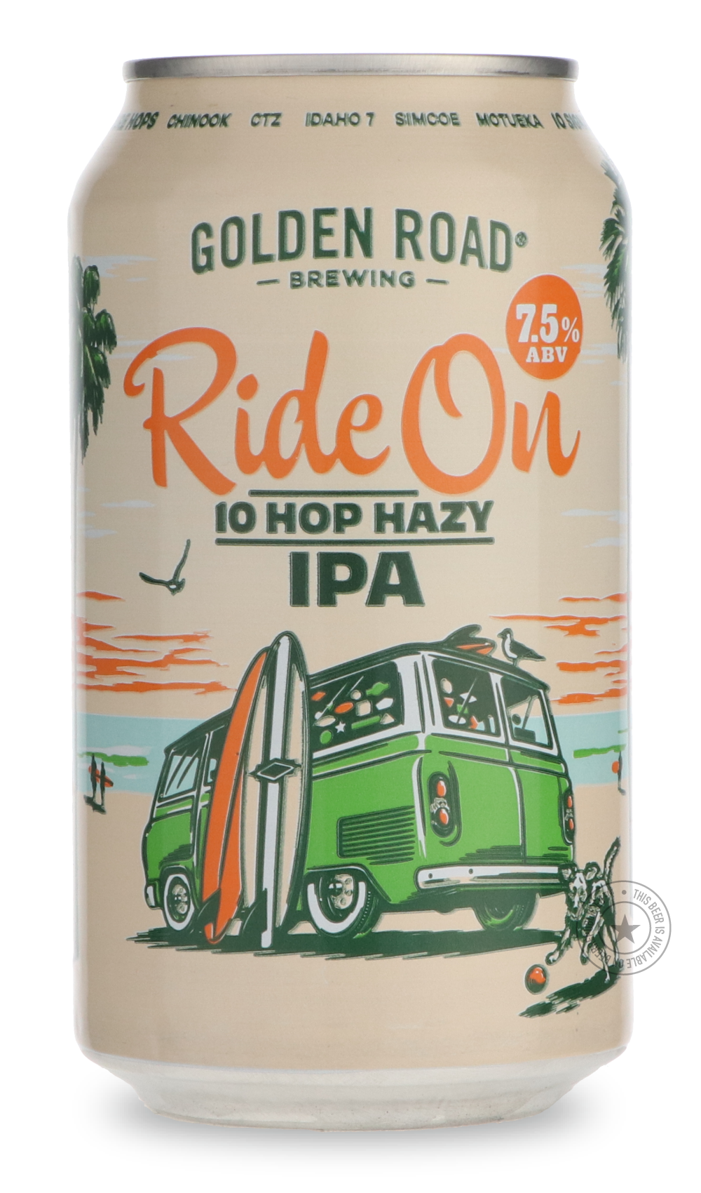 -Golden Road- Ride On 10 Hop Hazy IPA-IPA- Only @ Beer Republic - The best online beer store for American & Canadian craft beer - Buy beer online from the USA and Canada - Bier online kopen - Amerikaans bier kopen - Craft beer store - Craft beer kopen - Amerikanisch bier kaufen - Bier online kaufen - Acheter biere online - IPA - Stout - Porter - New England IPA - Hazy IPA - Imperial Stout - Barrel Aged - Barrel Aged Imperial Stout - Brown - Dark beer - Blond - Blonde - Pilsner - Lager - Wheat - Weizen - Amb