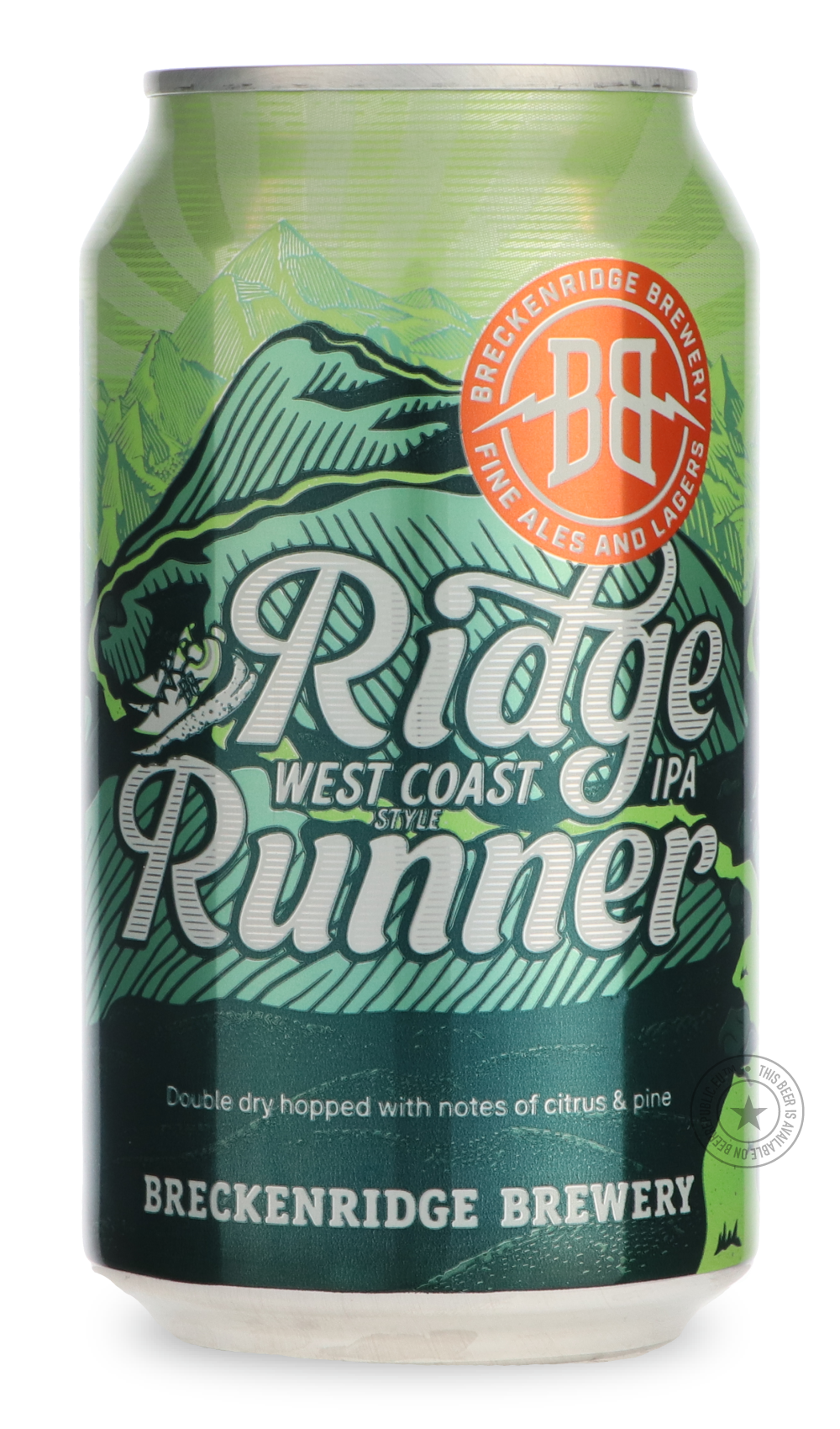 -Breckenridge- Ridge Runner-IPA- Only @ Beer Republic - The best online beer store for American & Canadian craft beer - Buy beer online from the USA and Canada - Bier online kopen - Amerikaans bier kopen - Craft beer store - Craft beer kopen - Amerikanisch bier kaufen - Bier online kaufen - Acheter biere online - IPA - Stout - Porter - New England IPA - Hazy IPA - Imperial Stout - Barrel Aged - Barrel Aged Imperial Stout - Brown - Dark beer - Blond - Blonde - Pilsner - Lager - Wheat - Weizen - Amber - Barle