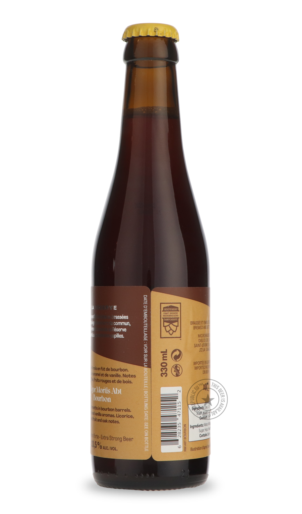 Dieu du Ciel- Rigor Mortis Abt Bourbon-Brown & Dark- Only @ Beer Republic - The best online beer store for American & Canadian craft beer - Buy beer online from the USA and Canada - Bier online kopen - Amerikaans bier kopen - Craft beer store - Craft beer kopen - Amerikanisch bier kaufen - Bier online kaufen - Acheter biere online - IPA - Stout - Porter - New England IPA - Hazy IPA - Imperial Stout - Barrel Aged - Barrel Aged Imperial Stout - Brown - Dark beer - Blond - Blonde - Pilsner - Lager - Wheat - We