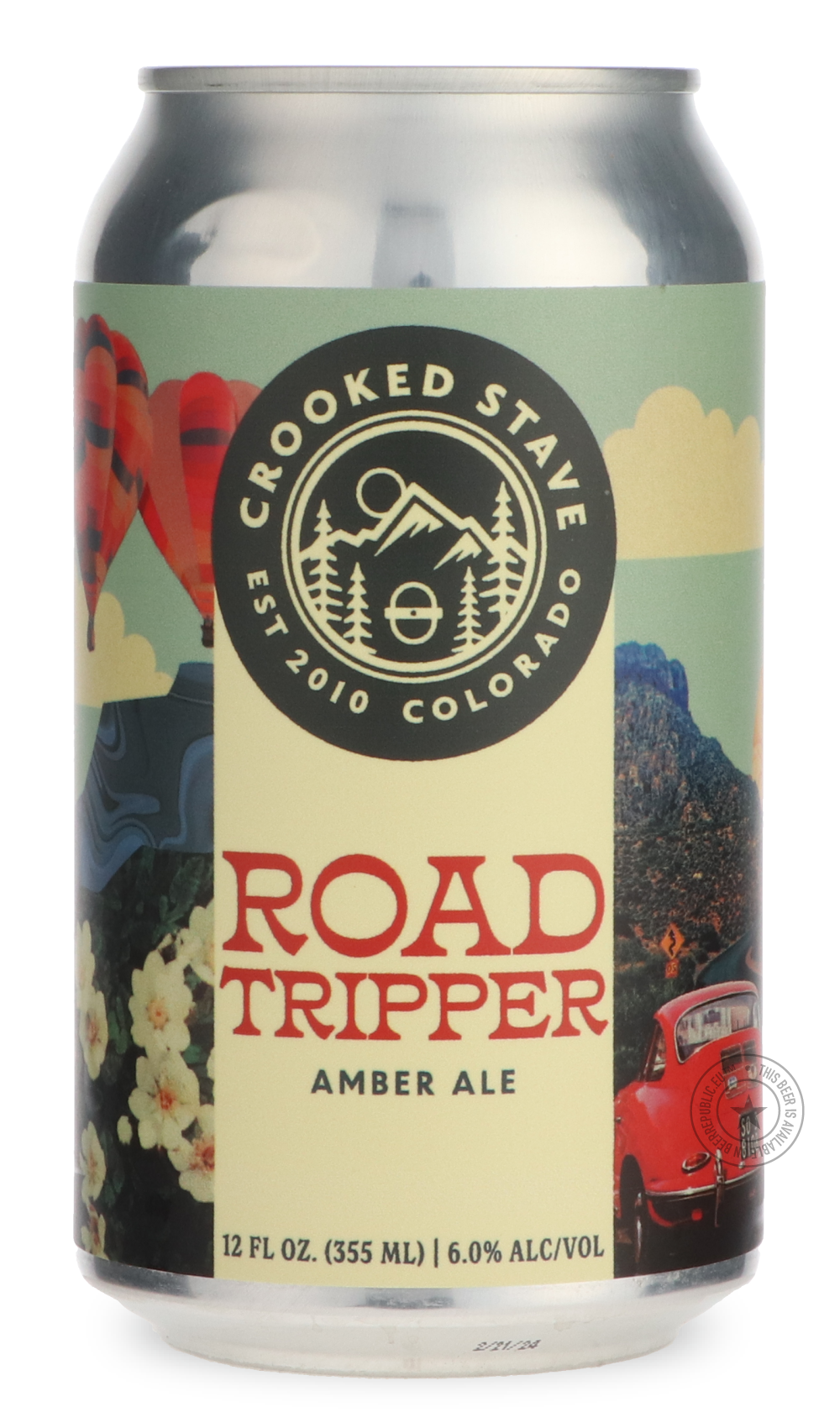 -Crooked Stave- Road Tripper-Brown & Dark- Only @ Beer Republic - The best online beer store for American & Canadian craft beer - Buy beer online from the USA and Canada - Bier online kopen - Amerikaans bier kopen - Craft beer store - Craft beer kopen - Amerikanisch bier kaufen - Bier online kaufen - Acheter biere online - IPA - Stout - Porter - New England IPA - Hazy IPA - Imperial Stout - Barrel Aged - Barrel Aged Imperial Stout - Brown - Dark beer - Blond - Blonde - Pilsner - Lager - Wheat - Weizen - Amb