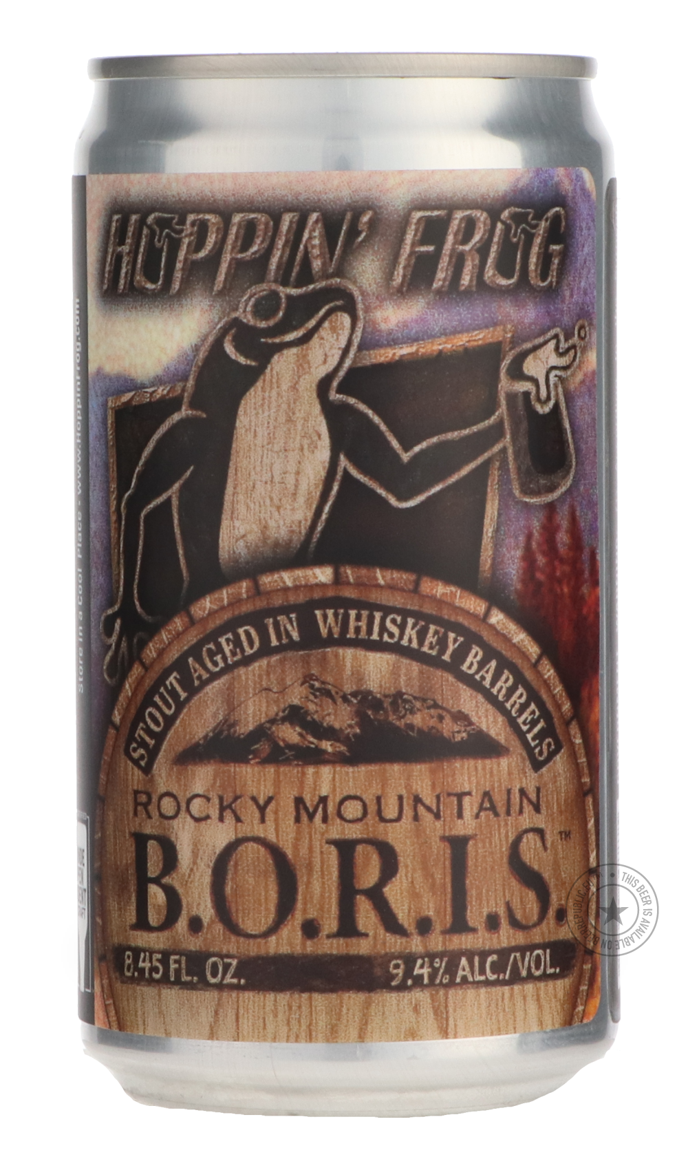 -Hoppin' Frog- Rocky Mountain Barrel Aged B.O.R.I.S.-Stout & Porter- Only @ Beer Republic - The best online beer store for American & Canadian craft beer - Buy beer online from the USA and Canada - Bier online kopen - Amerikaans bier kopen - Craft beer store - Craft beer kopen - Amerikanisch bier kaufen - Bier online kaufen - Acheter biere online - IPA - Stout - Porter - New England IPA - Hazy IPA - Imperial Stout - Barrel Aged - Barrel Aged Imperial Stout - Brown - Dark beer - Blond - Blonde - Pilsner - La