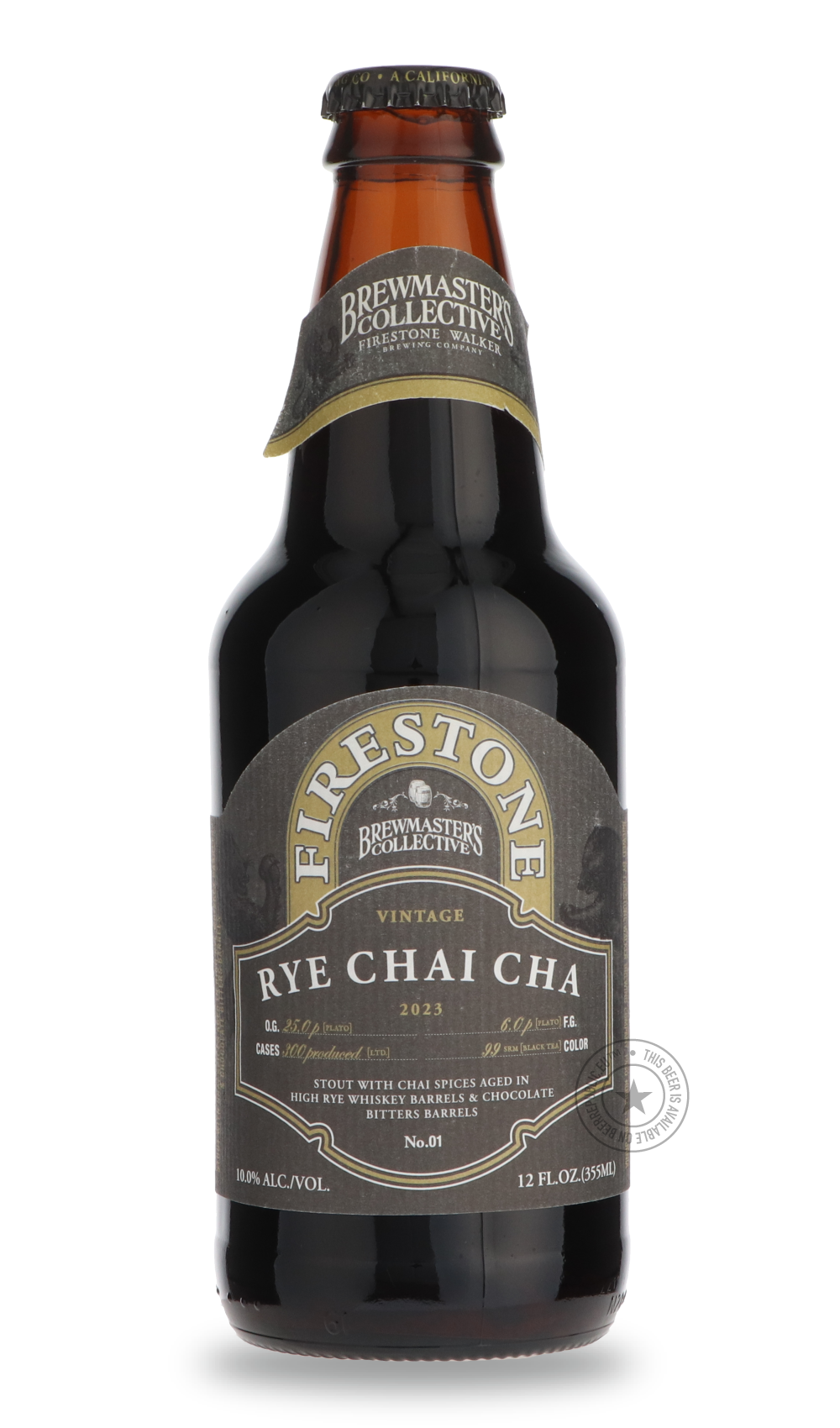 -Firestone Walker- Rye Chai Cha-Stout & Porter- Only @ Beer Republic - The best online beer store for American & Canadian craft beer - Buy beer online from the USA and Canada - Bier online kopen - Amerikaans bier kopen - Craft beer store - Craft beer kopen - Amerikanisch bier kaufen - Bier online kaufen - Acheter biere online - IPA - Stout - Porter - New England IPA - Hazy IPA - Imperial Stout - Barrel Aged - Barrel Aged Imperial Stout - Brown - Dark beer - Blond - Blonde - Pilsner - Lager - Wheat - Weizen 