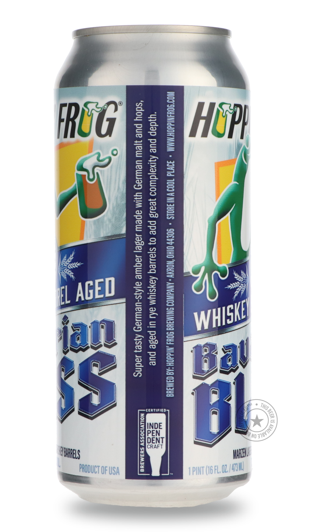 -Hoppin' Frog- Rye Whiskey Barrel Aged Bavarian Bliss-Brown & Dark- Only @ Beer Republic - The best online beer store for American & Canadian craft beer - Buy beer online from the USA and Canada - Bier online kopen - Amerikaans bier kopen - Craft beer store - Craft beer kopen - Amerikanisch bier kaufen - Bier online kaufen - Acheter biere online - IPA - Stout - Porter - New England IPA - Hazy IPA - Imperial Stout - Barrel Aged - Barrel Aged Imperial Stout - Brown - Dark beer - Blond - Blonde - Pilsner - Lag