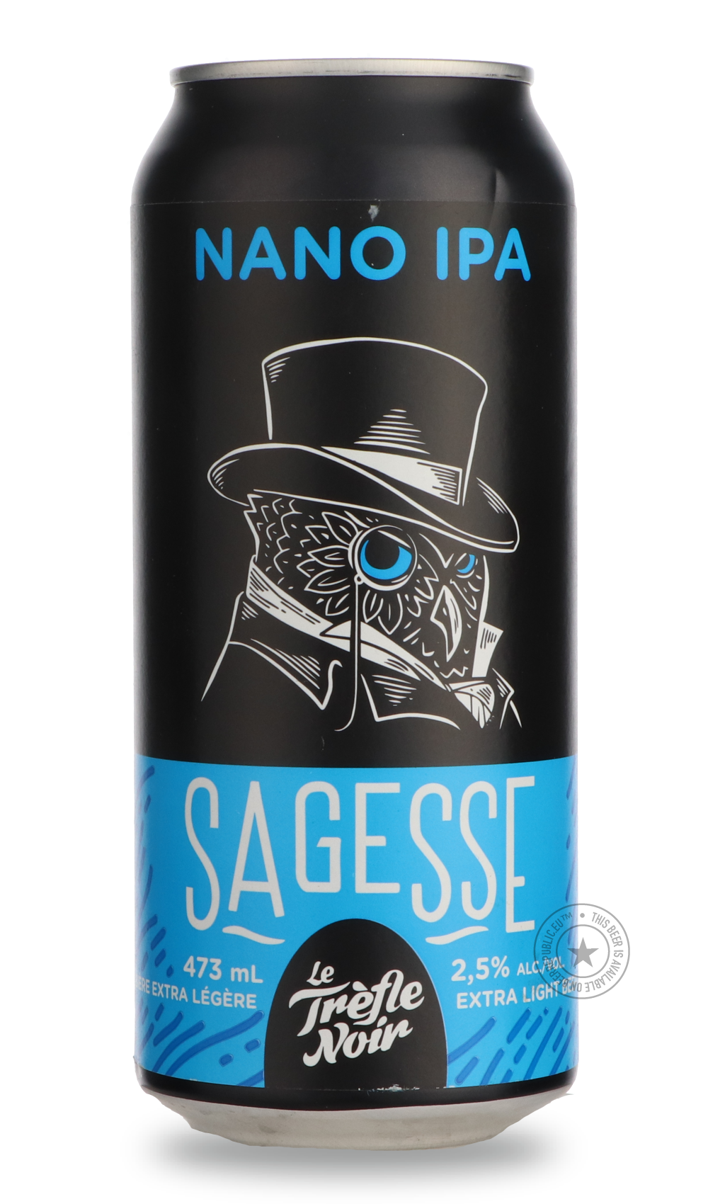 -Le Tréfle Noir- Sagesse 2,5%-IPA- Only @ Beer Republic - The best online beer store for American & Canadian craft beer - Buy beer online from the USA and Canada - Bier online kopen - Amerikaans bier kopen - Craft beer store - Craft beer kopen - Amerikanisch bier kaufen - Bier online kaufen - Acheter biere online - IPA - Stout - Porter - New England IPA - Hazy IPA - Imperial Stout - Barrel Aged - Barrel Aged Imperial Stout - Brown - Dark beer - Blond - Blonde - Pilsner - Lager - Wheat - Weizen - Amber - Bar