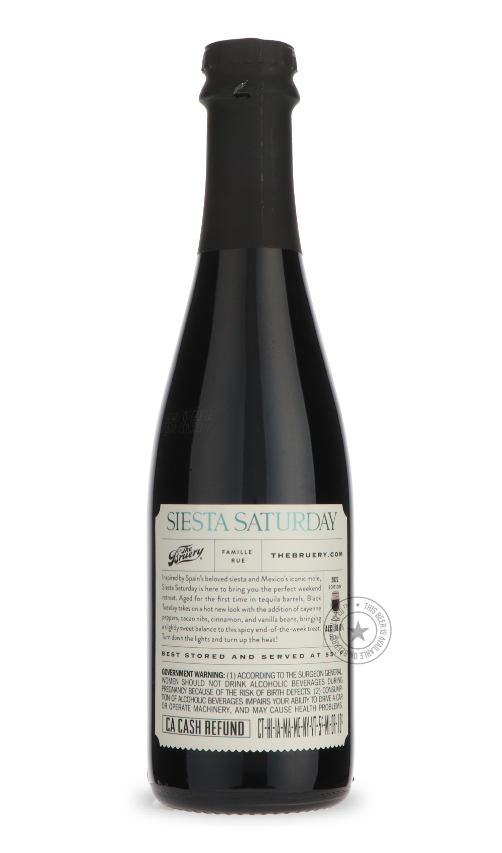 -The Bruery- Siesta Saturday-Stout & Porter- Only @ Beer Republic - The best online beer store for American & Canadian craft beer - Buy beer online from the USA and Canada - Bier online kopen - Amerikaans bier kopen - Craft beer store - Craft beer kopen - Amerikanisch bier kaufen - Bier online kaufen - Acheter biere online - IPA - Stout - Porter - New England IPA - Hazy IPA - Imperial Stout - Barrel Aged - Barrel Aged Imperial Stout - Brown - Dark beer - Blond - Blonde - Pilsner - Lager - Wheat - Weizen - A