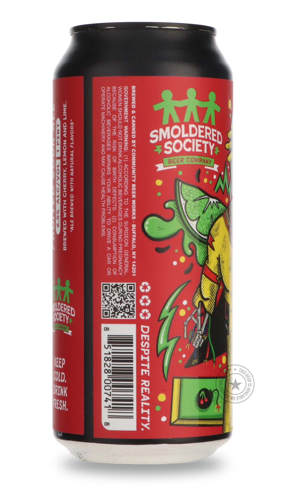 -Smoldered Society- Simulated Reality (Cherry, Lemon, Lime)-Sour / Wild & Fruity- Only @ Beer Republic - The best online beer store for American & Canadian craft beer - Buy beer online from the USA and Canada - Bier online kopen - Amerikaans bier kopen - Craft beer store - Craft beer kopen - Amerikanisch bier kaufen - Bier online kaufen - Acheter biere online - IPA - Stout - Porter - New England IPA - Hazy IPA - Imperial Stout - Barrel Aged - Barrel Aged Imperial Stout - Brown - Dark beer - Blond - Blonde -